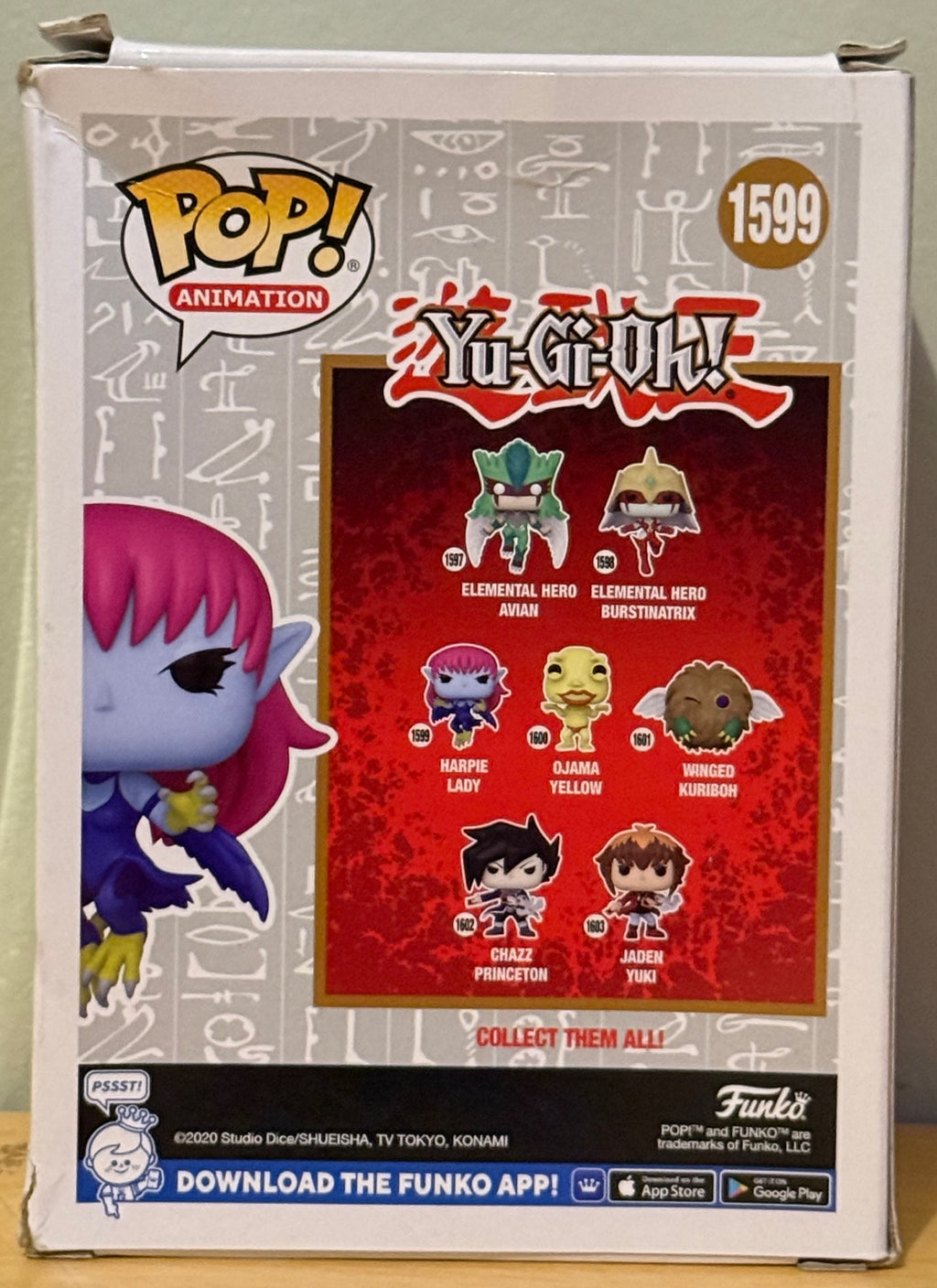 Funko Pop! Animation Yu-Gi-Oh! Harpie Lady #1599 Vinyl Figure *Box Wear*