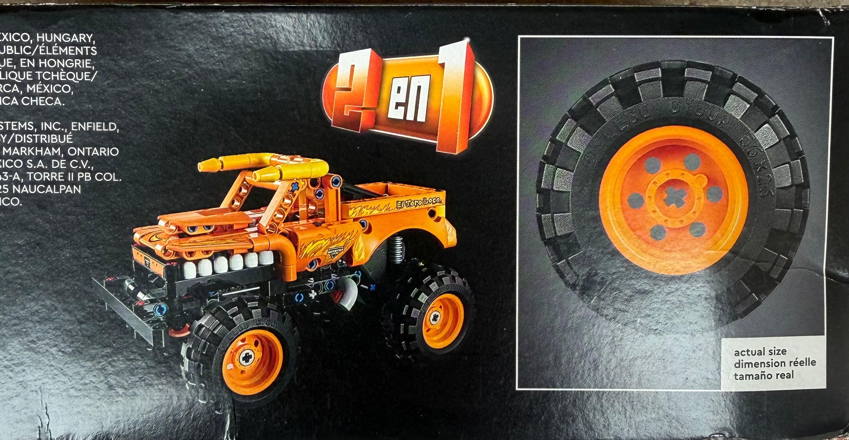 LEGO Technic 42135 Monster Jam El Toro Loco Pull-Back Truck Retired Set