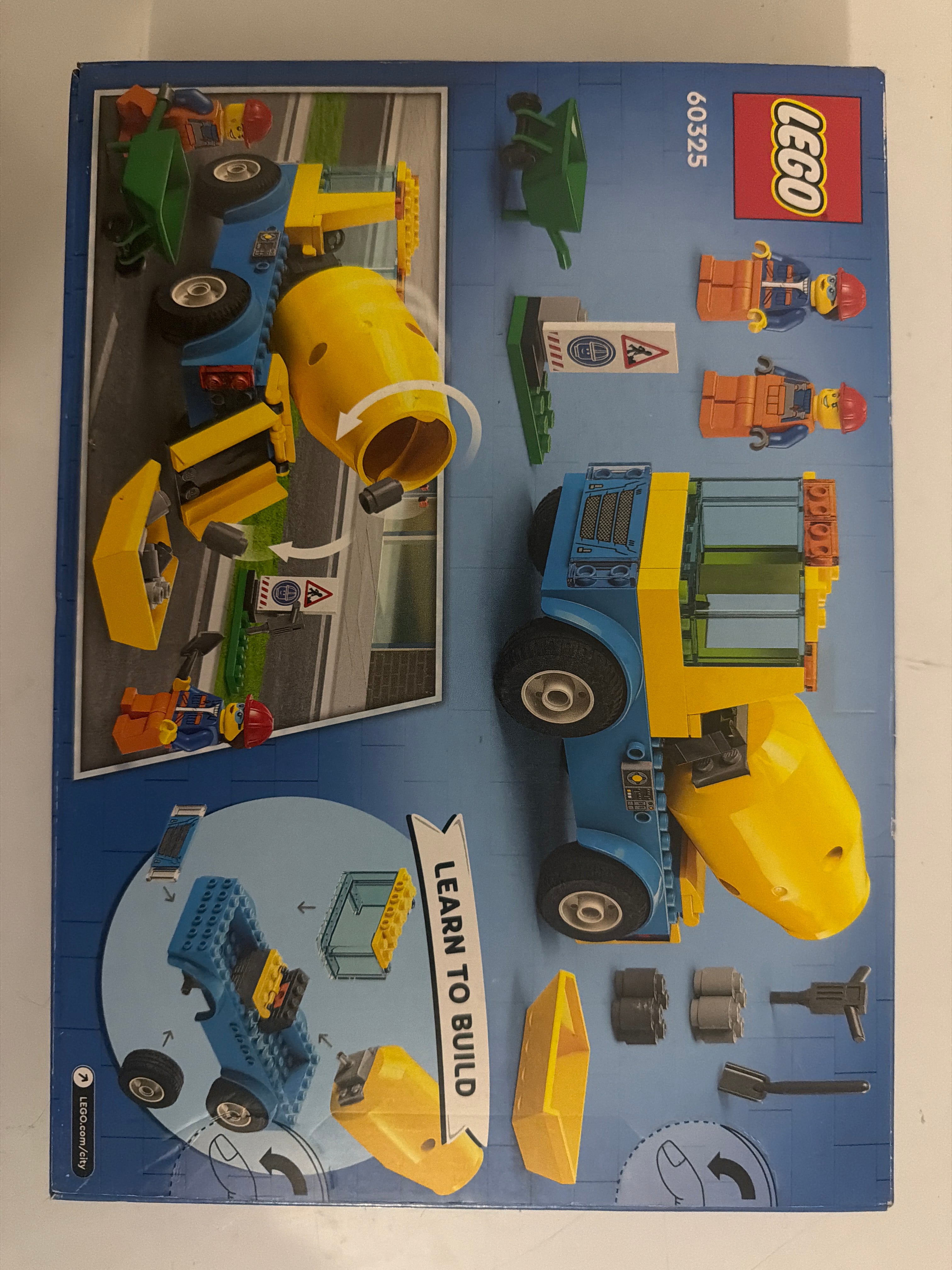 LEGO City 60325 – Cement Mixer Truck