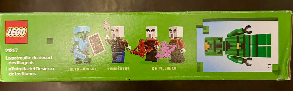 LEGO Minecraft 21267 The Illager Desert Patrol Building Set