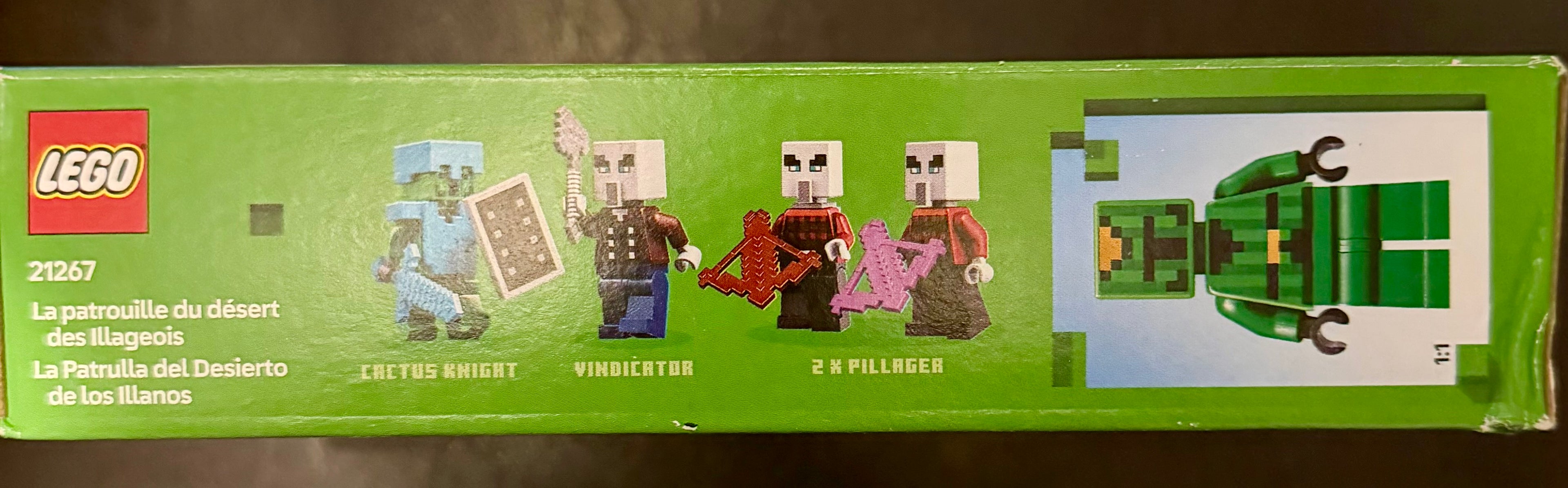 LEGO Minecraft 21267 The Illager Desert Patrol Building Set