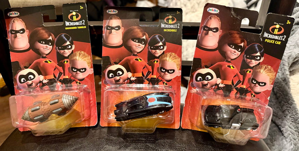 Jakks Pacific Disney Pixar Incredibles 2 die-cast vehicles