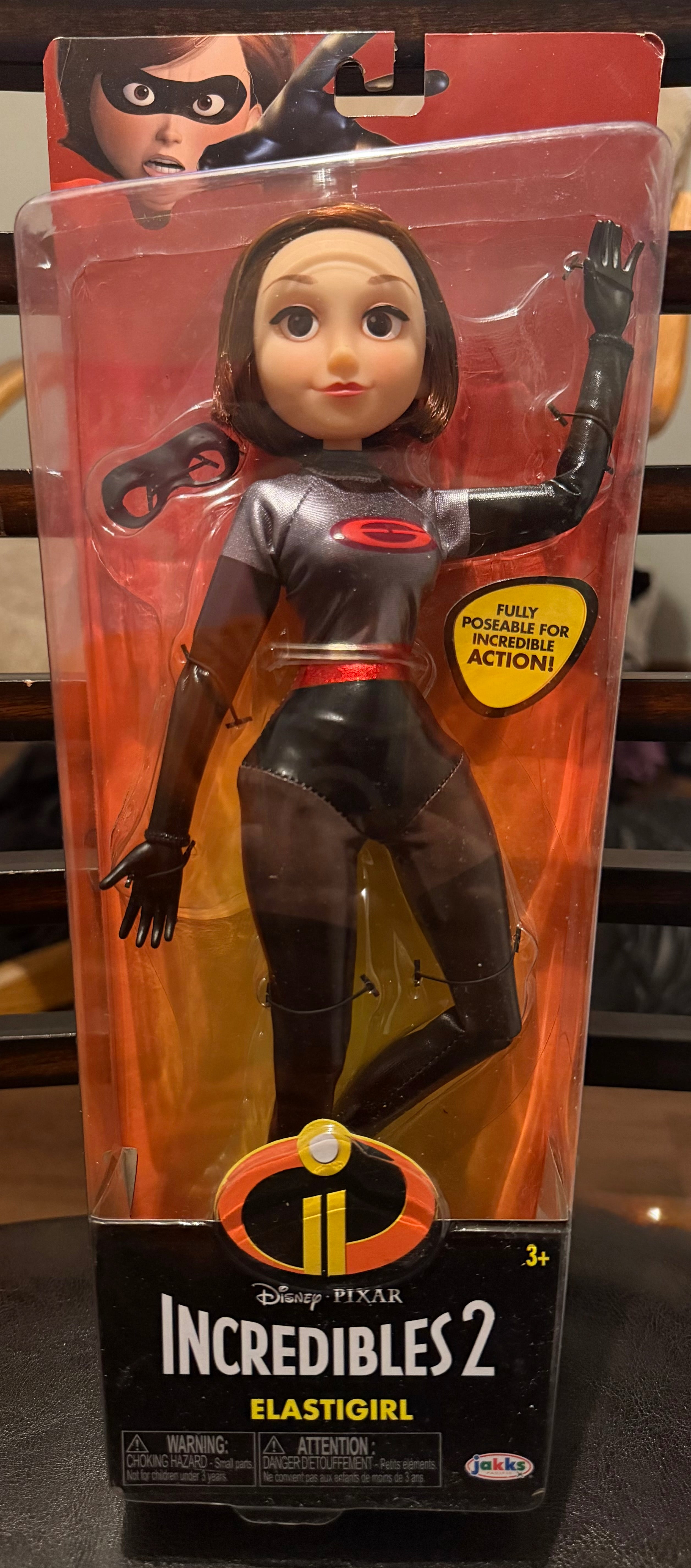 Disney Pixar Incredibles 2 Elastigirl Poseable Doll Figure by Jakks Pacific