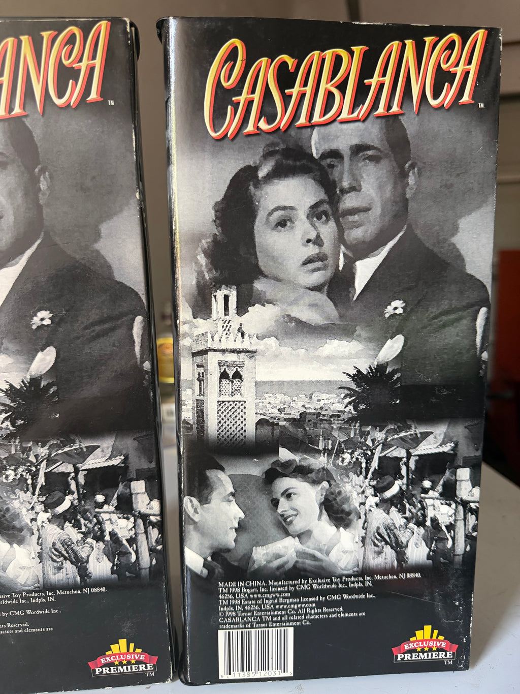 1998 Exclusive Premiere “Hollywood Icon” Limited Edition Collector’s Series Casablanca figures