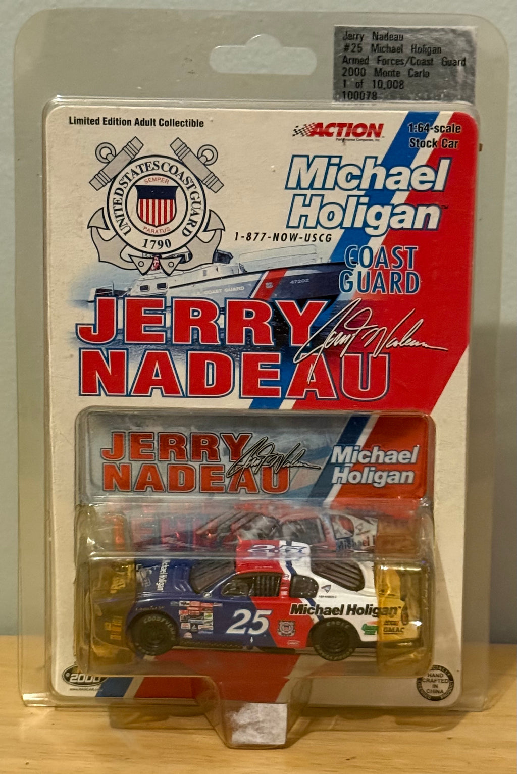 Action Jerry Nadeau #25 Michael Holigan Armed Forces/Coast Guard 2000 Monte Carlo 1:64 NASCAR Die-Cast