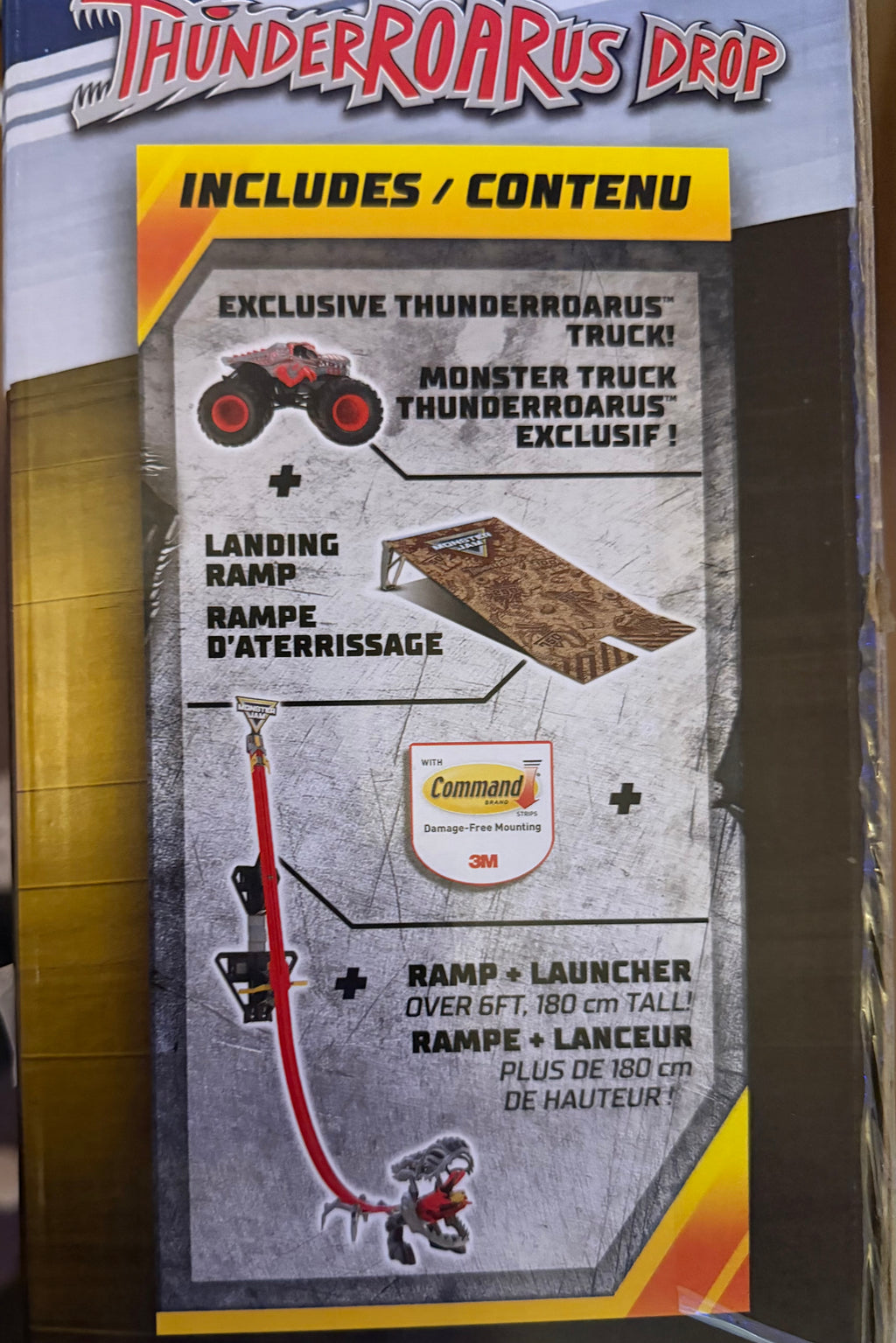 Monster Jam ThunderROARus Drop Playset with Exclusive ThunderROARus Truck