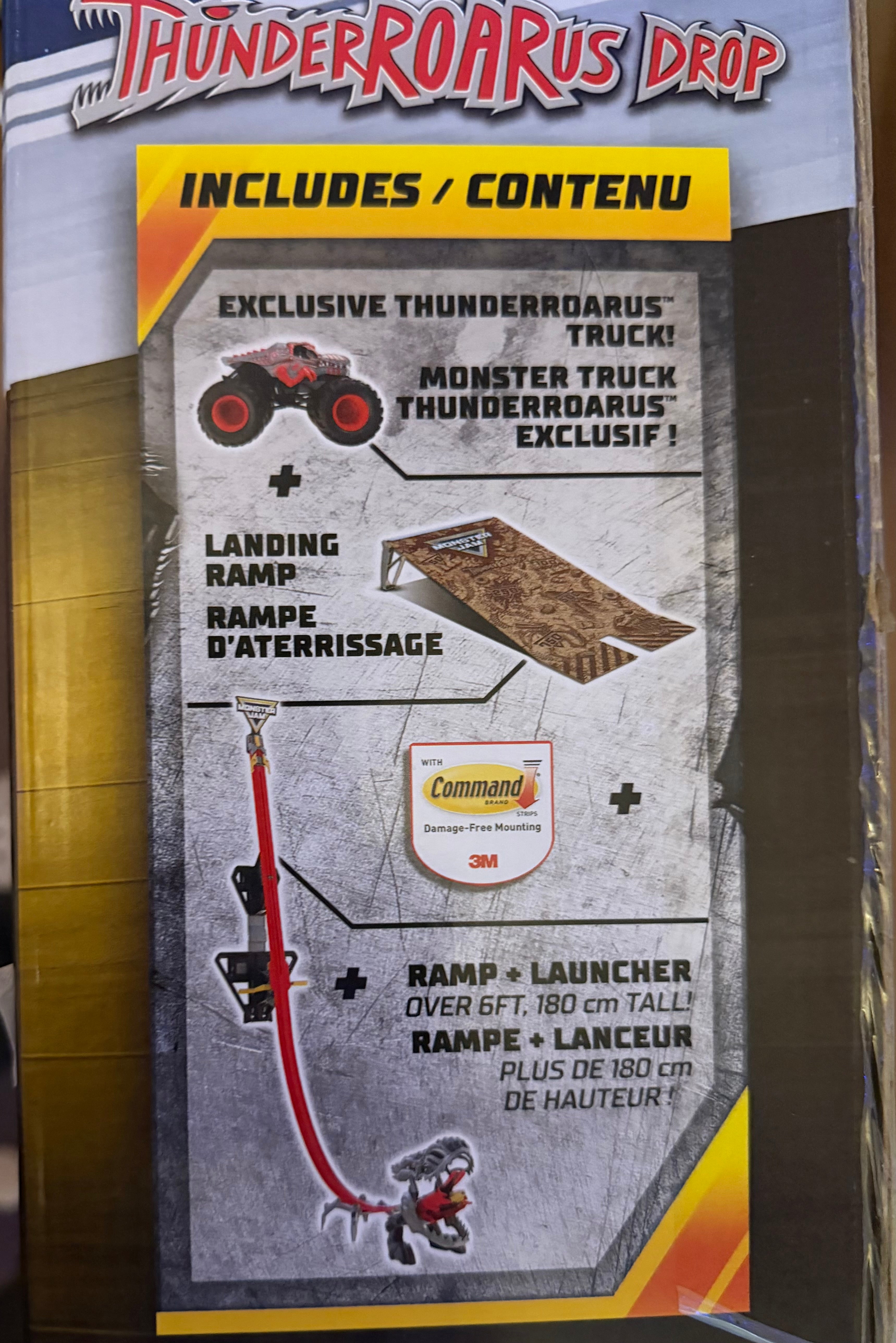 Monster Jam ThunderROARus Drop Playset with Exclusive ThunderROARus Truck
