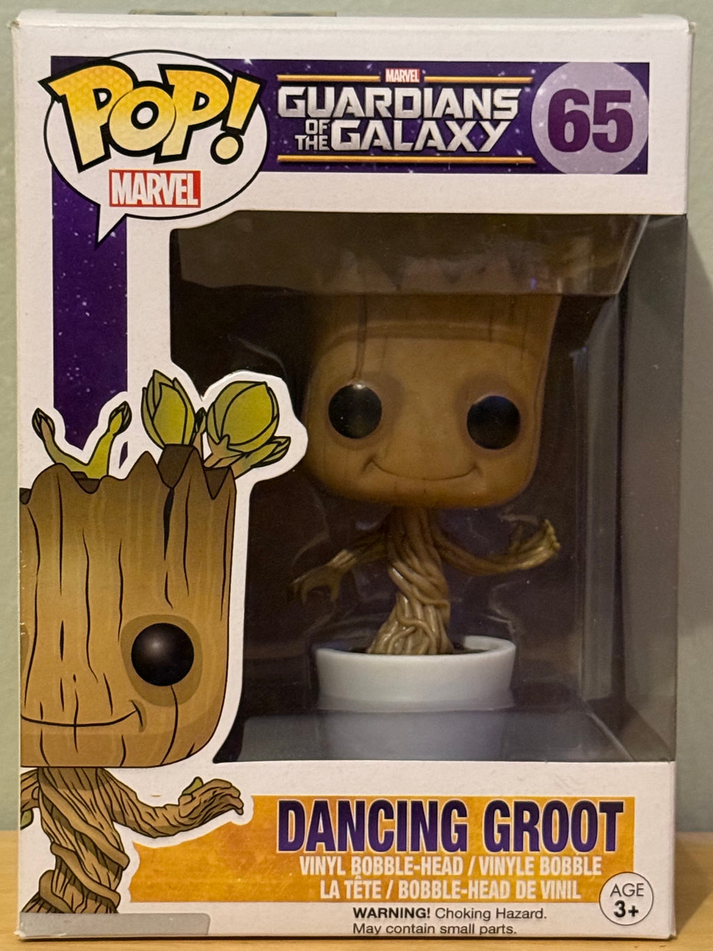 Funko Pop! Marvel Guardians of the Galaxy Dancing Groot #65 Vinyl Bobble-Head