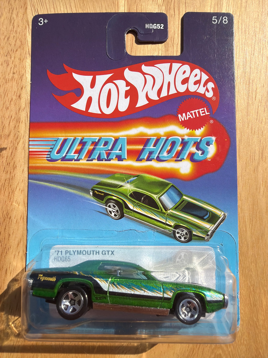 Hot Wheels Ultra Hots ’71 Plymouth GTX, marked 5/8