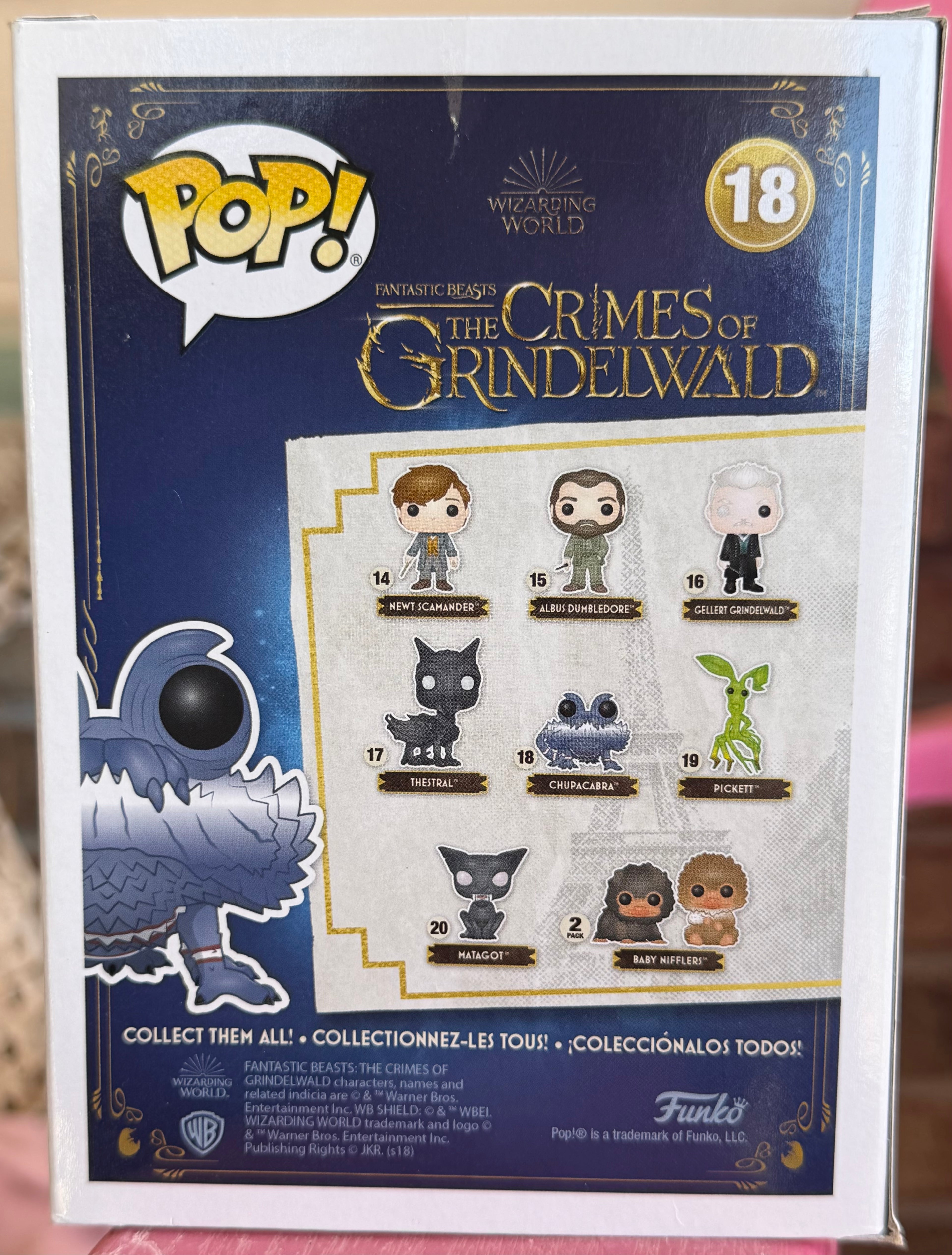 Funko Pop! Fantastic Beasts The Crimes of Grindelwald Chupacabra #18 Vinyl Figure