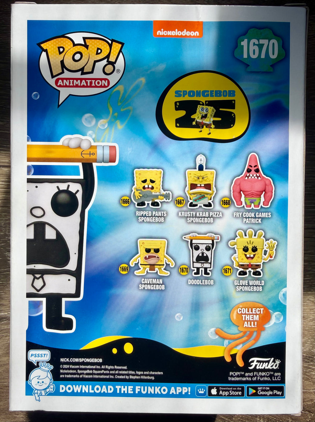 Funko POP! Animation: SpongeBob SquarePants 25th Anniversary - DoodleBob #1670