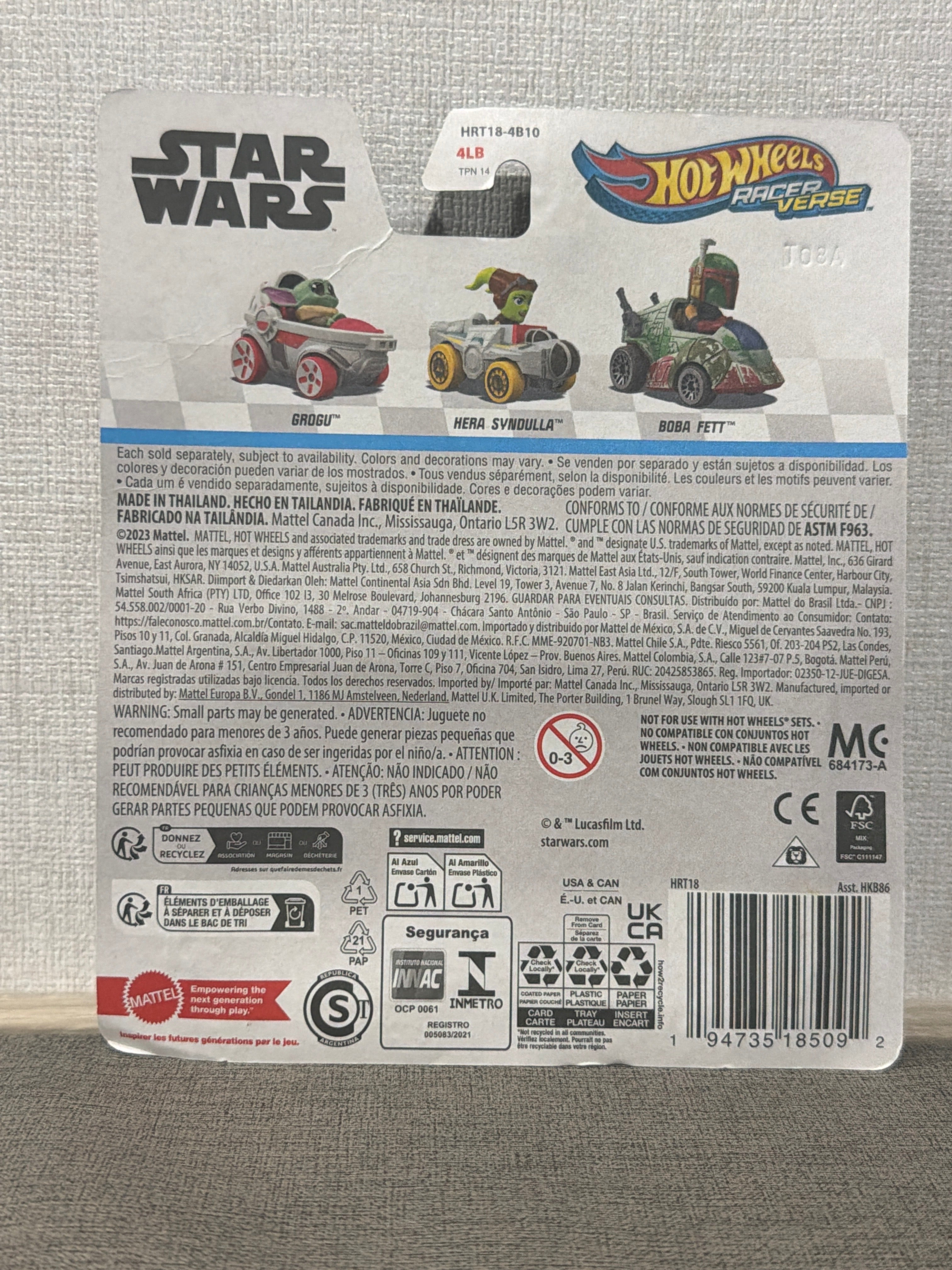 Hot Wheels RacerVerse Hera Syndulla from Star Wars (Minor Package Wear)