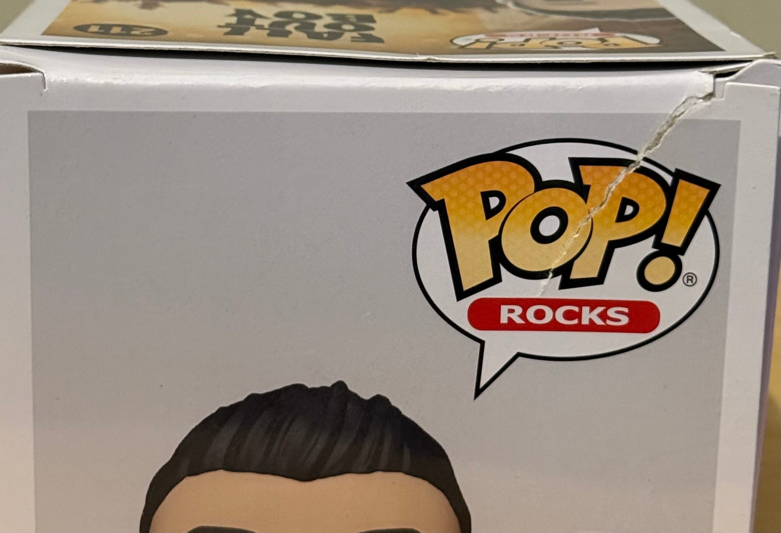 Funko Pop! Rocks Fall Out Boy Pete Wentz #211 Vinyl Figure *Heavy Tear in Top*