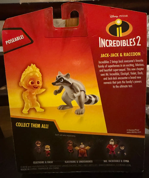 Disney Pixar Incredibles 2 Edna & Jack-Jack 2 Figure Pack JAKKS Pacific 2018