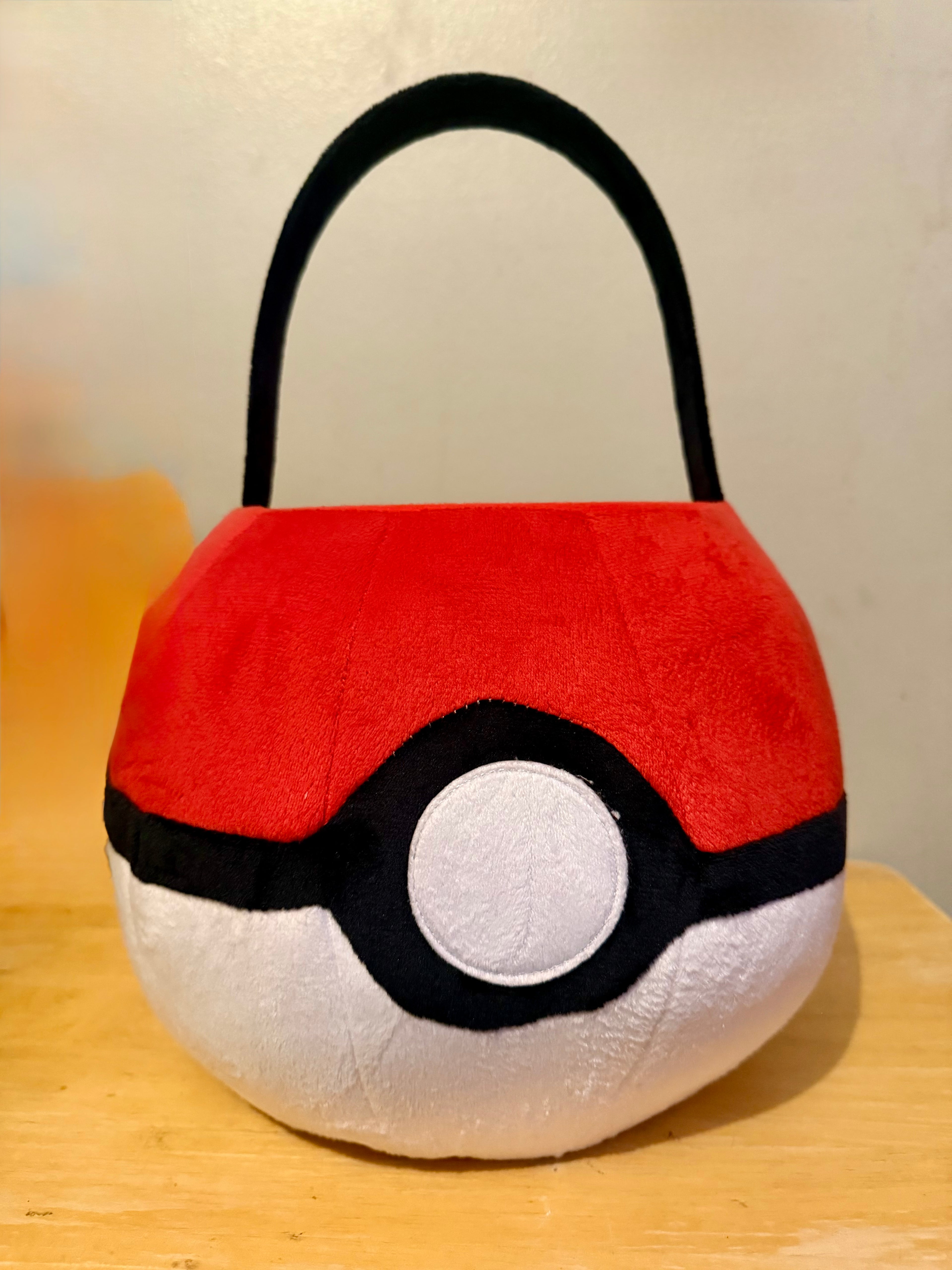 Pokémon Poké Ball Plush Basket with Handle