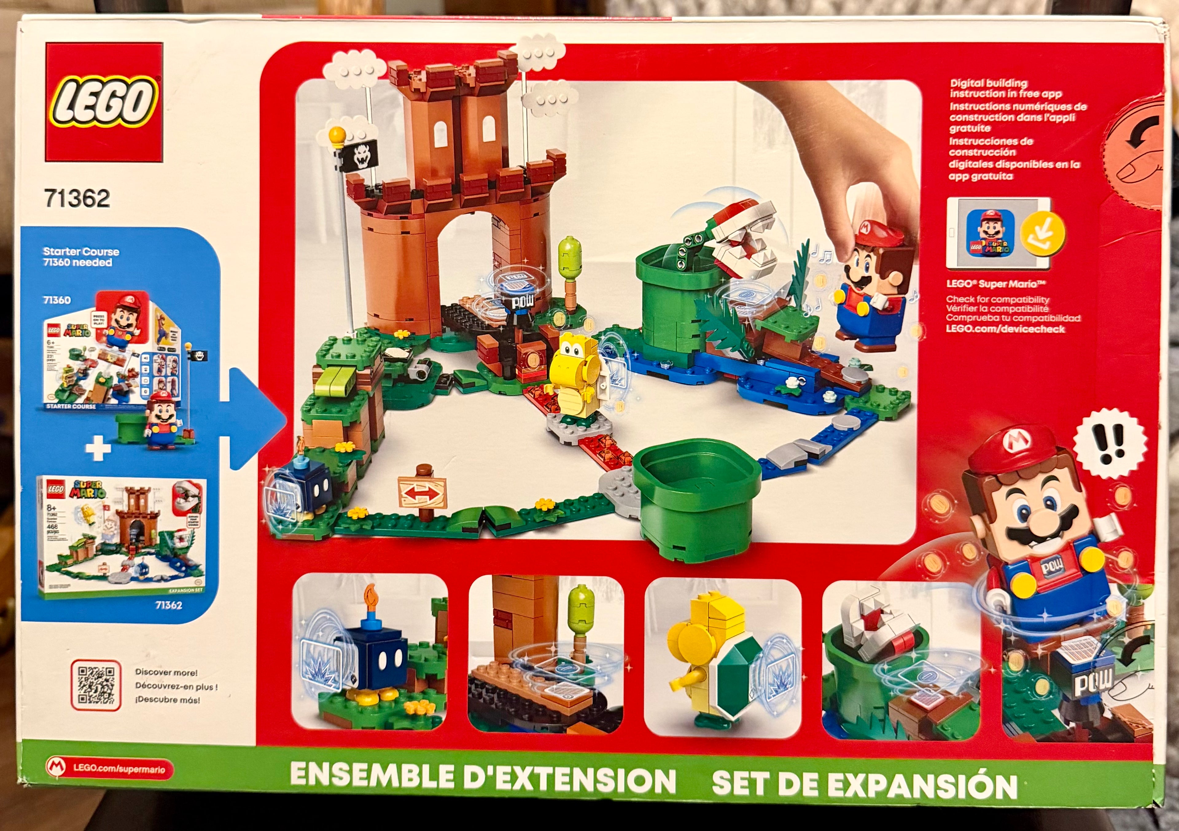 LEGO Super Mario 71362 Guarded Fortress Expansion Set