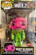 Funko Pop! Marvel Studios What If…? Infinity Killmonger #1058 Target Exclusive Blacklight 10-Inch Bobble-Head
