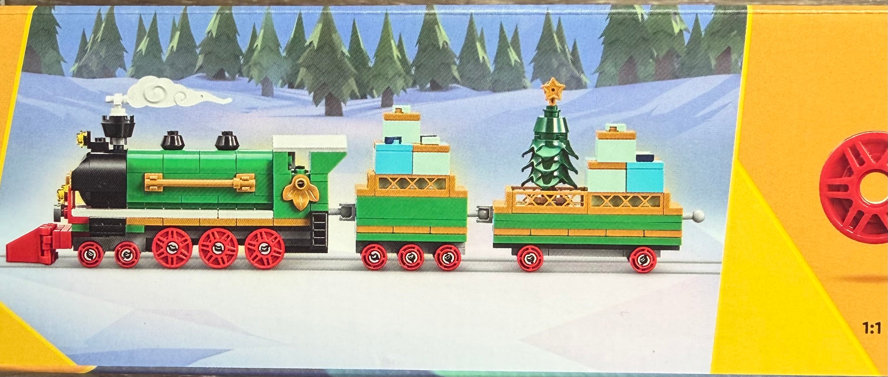 LEGO Creator Winter Holiday Train building set (model 40700)