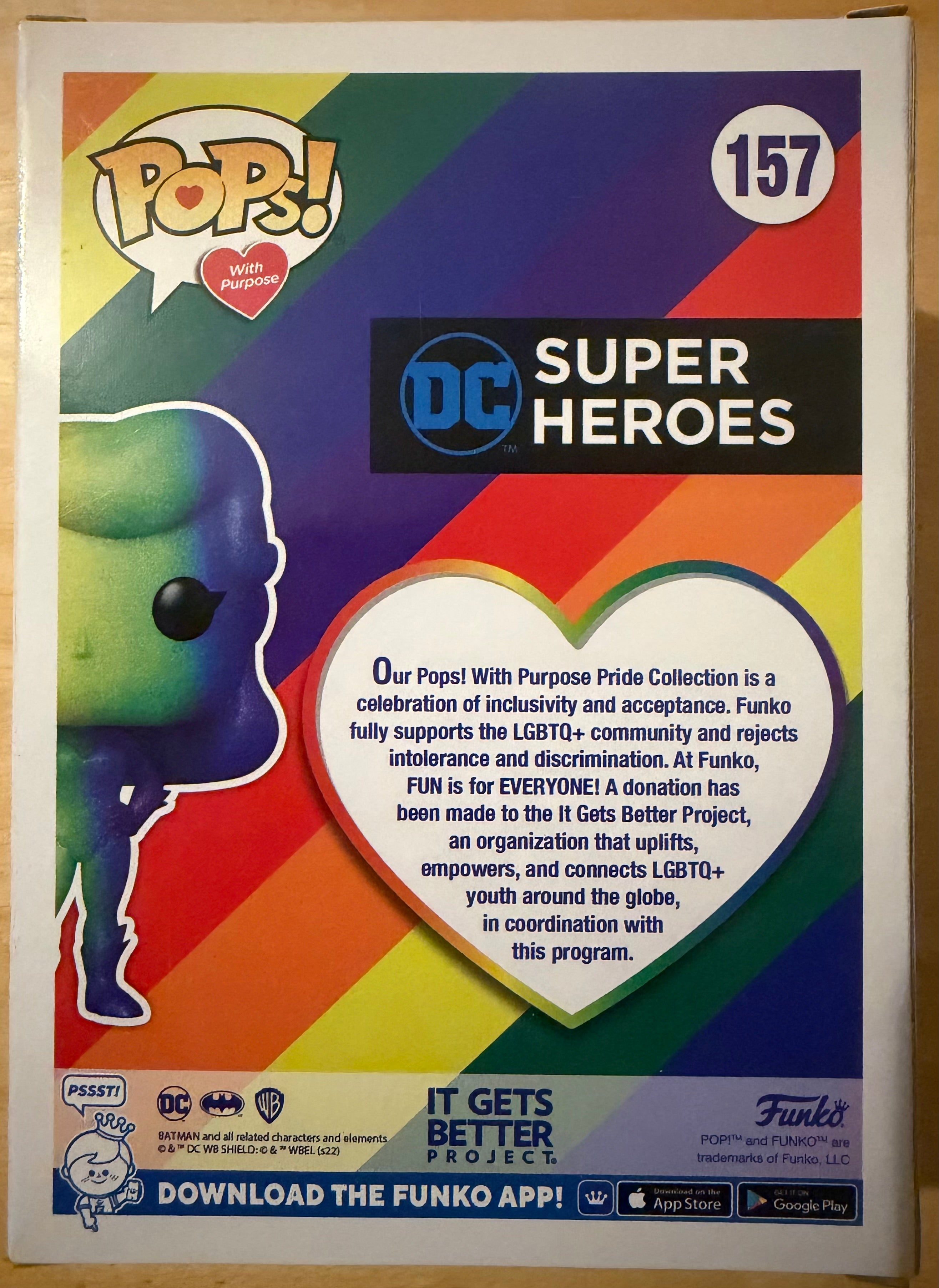 Funko Pop! Pride Poison Ivy #157 Pops! With Purpose Vinyl Figure