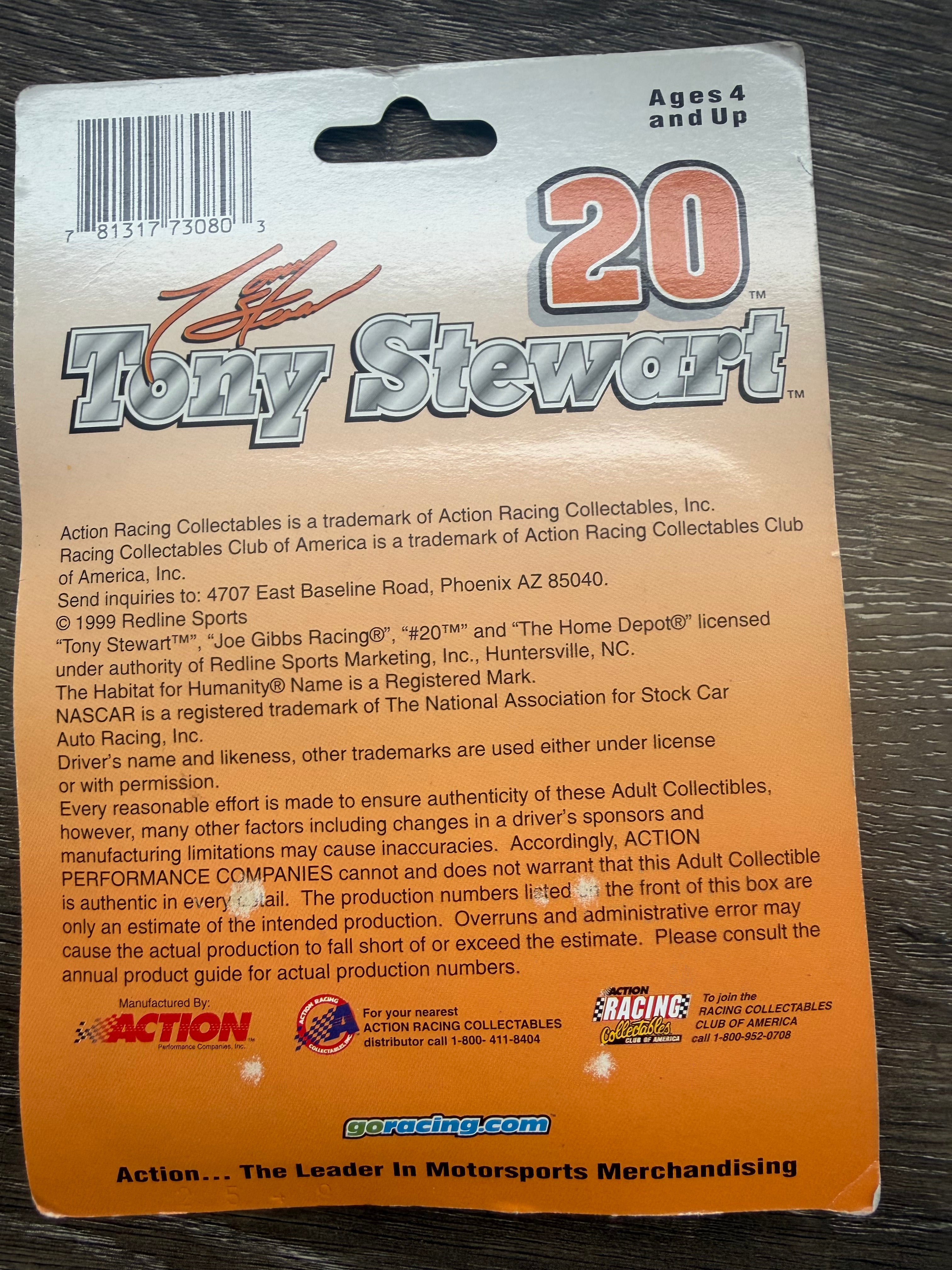 Tony Stewart #20 Home Depot & Habitat for Humanity 1999 Pontiac 1:64 NASCAR 2-Car Set