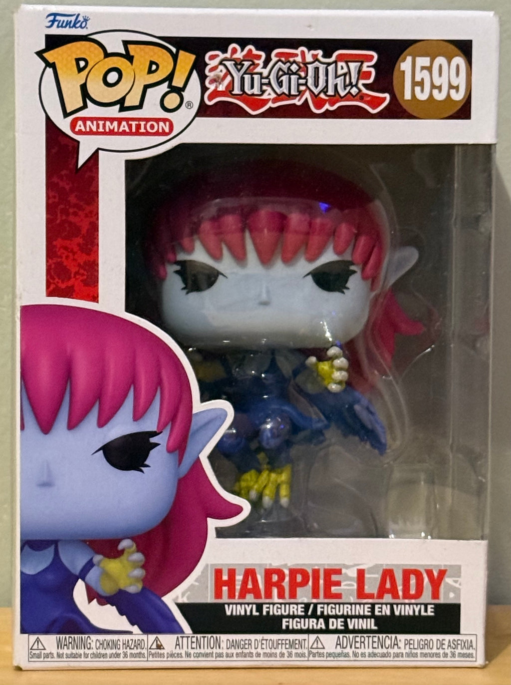Funko Pop! Animation Yu-Gi-Oh! Harpie Lady #1599 Vinyl Figure *Box Wear*