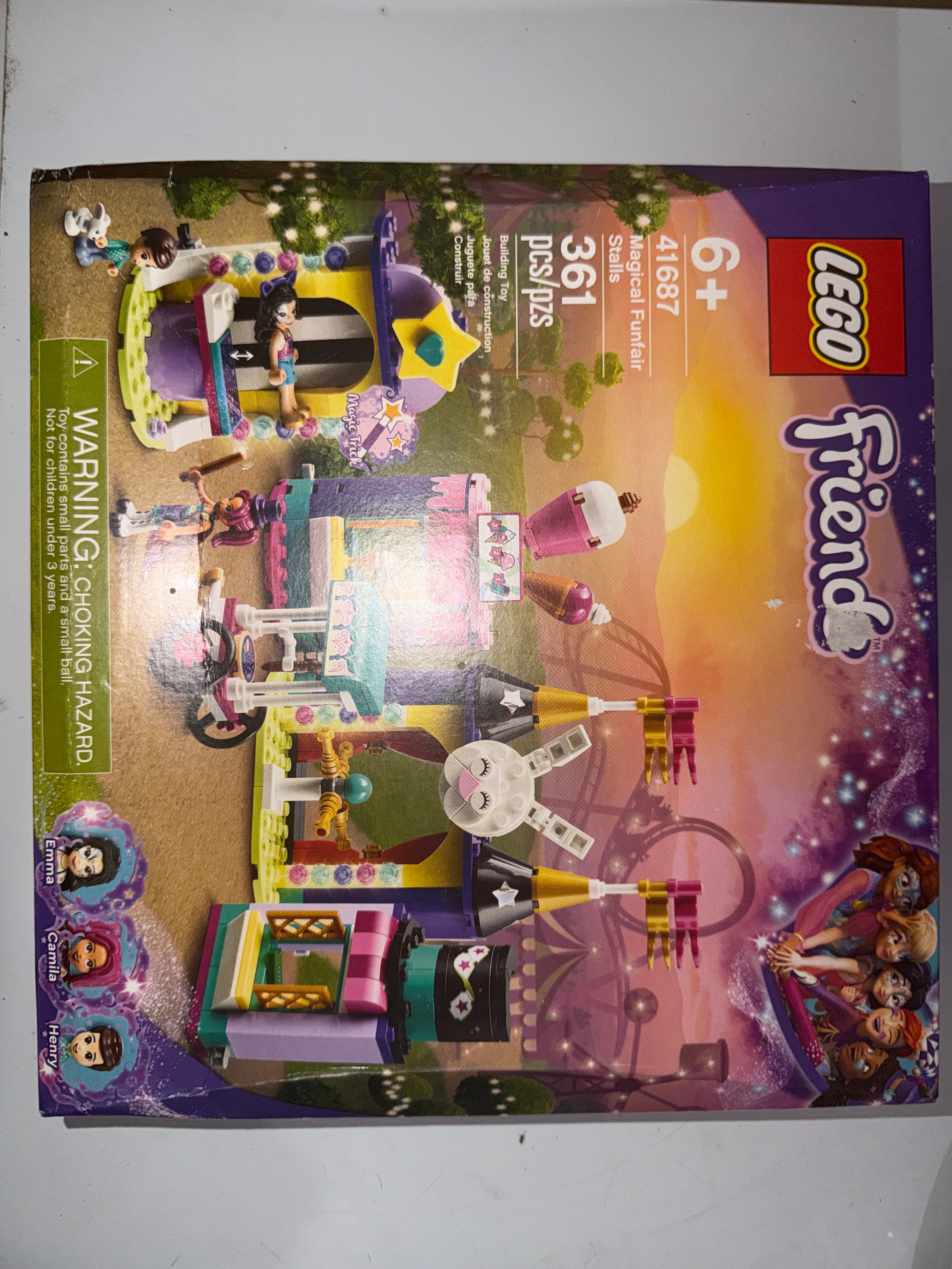 LEGO Friends 41687 – Magical Funfair Stalls “Minor box damage”