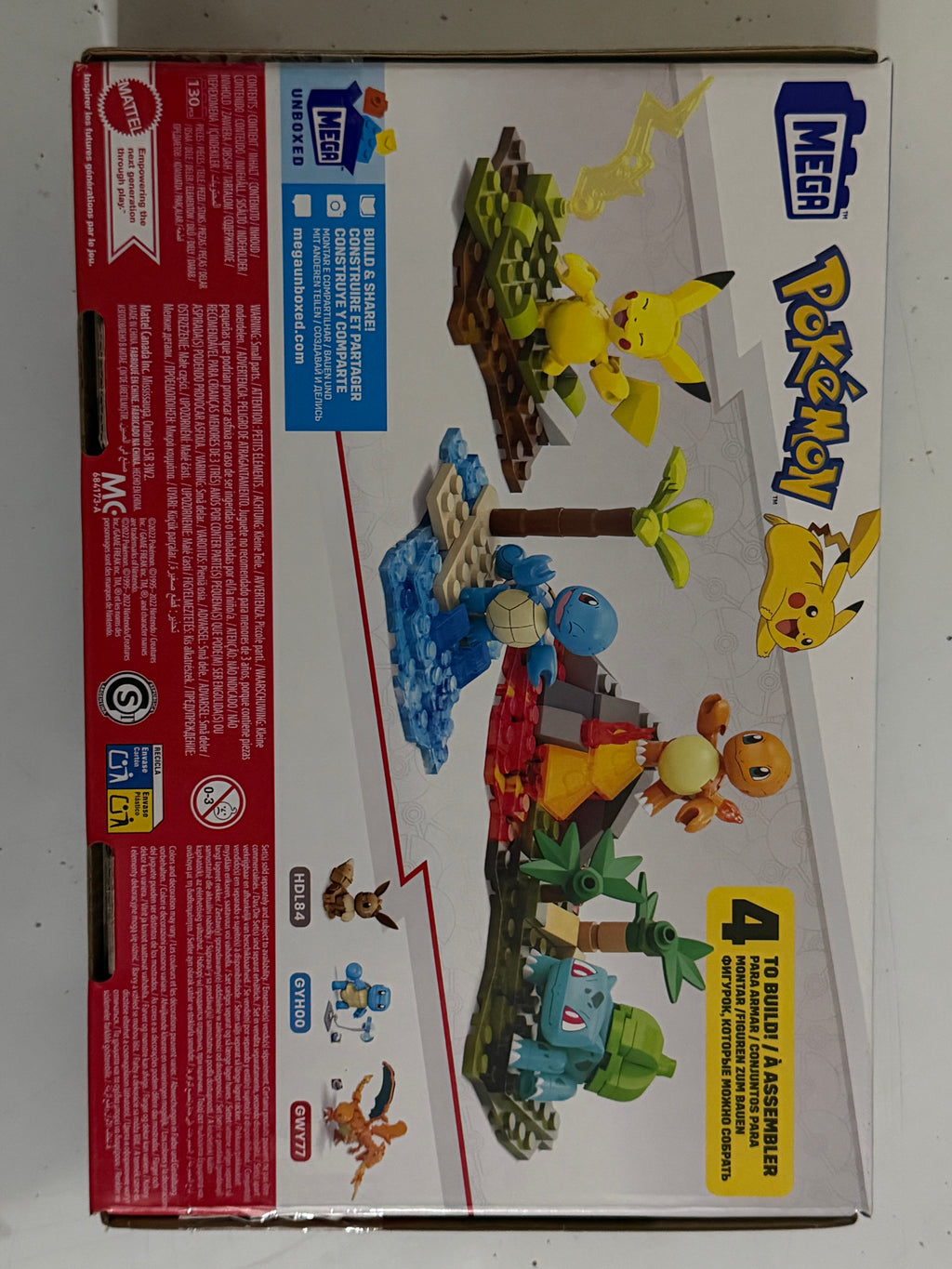 MEGA Pokémon Kanto Region Team, set HFG05