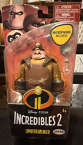 Disney Pixar Incredibles 2 Underminer Action Figure w/ Microphone JAKKS Pacific