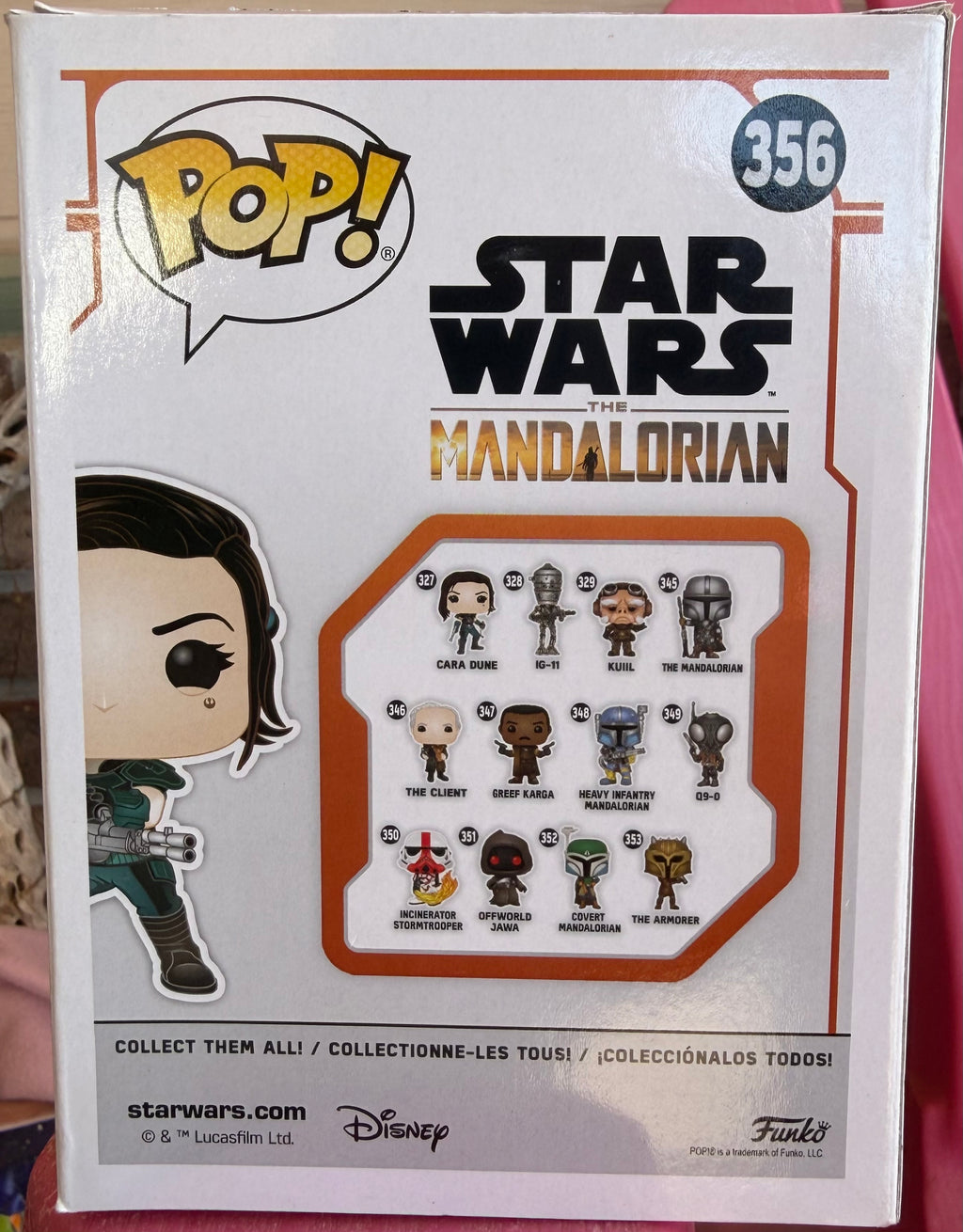 Funko Pop! Star Wars The Mandalorian Cara Dune #356 FYE Exclusive Bobble-Head