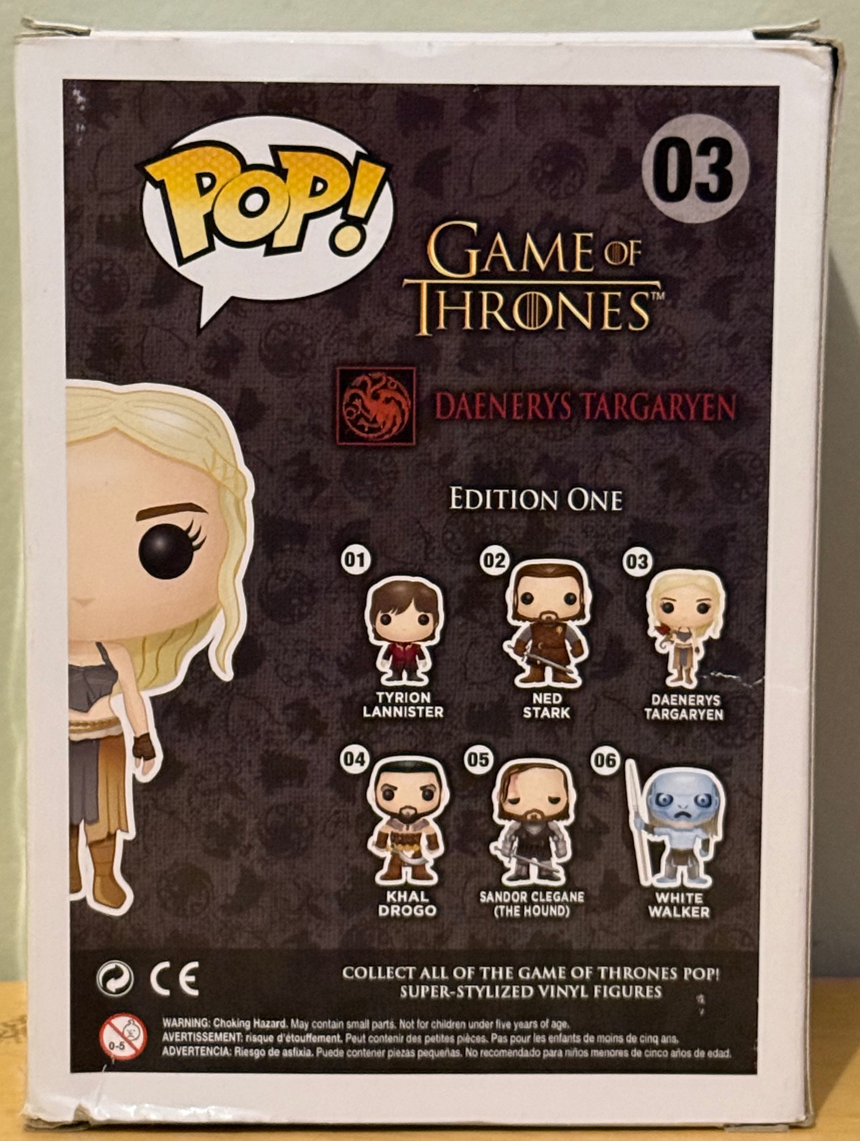 Funko Pop! Game of Thrones Daenerys Targaryen #03 Vinyl Figure *Some box Damage*