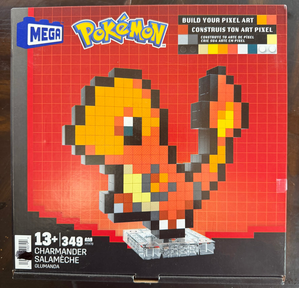 MEGA Pokémon Charmander Pixel Art Building Set HTH76 — 349 Pieces