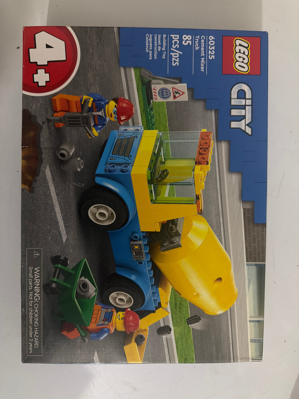 LEGO City 60325 – Cement Mixer Truck
