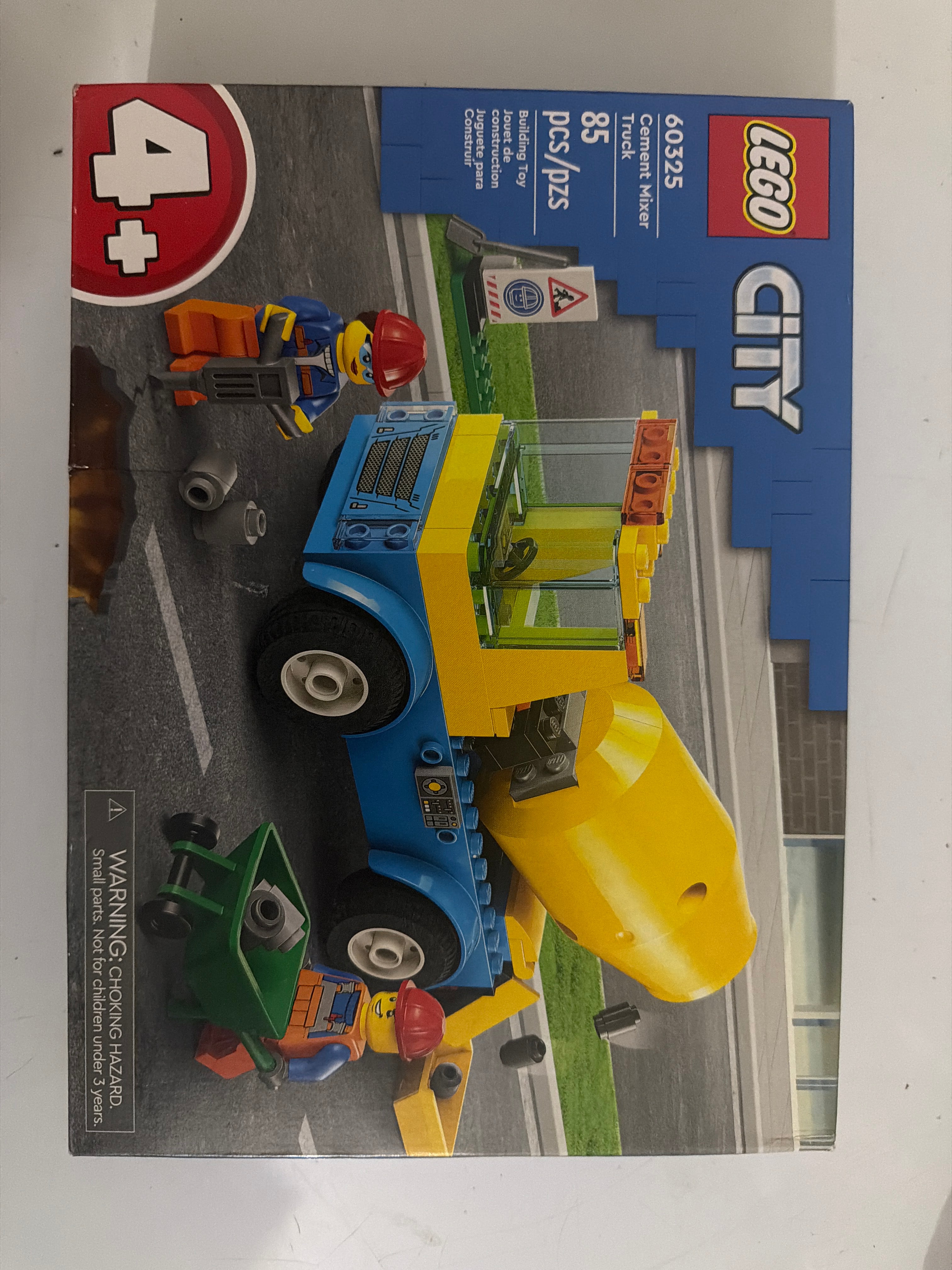LEGO City 60325 – Cement Mixer Truck