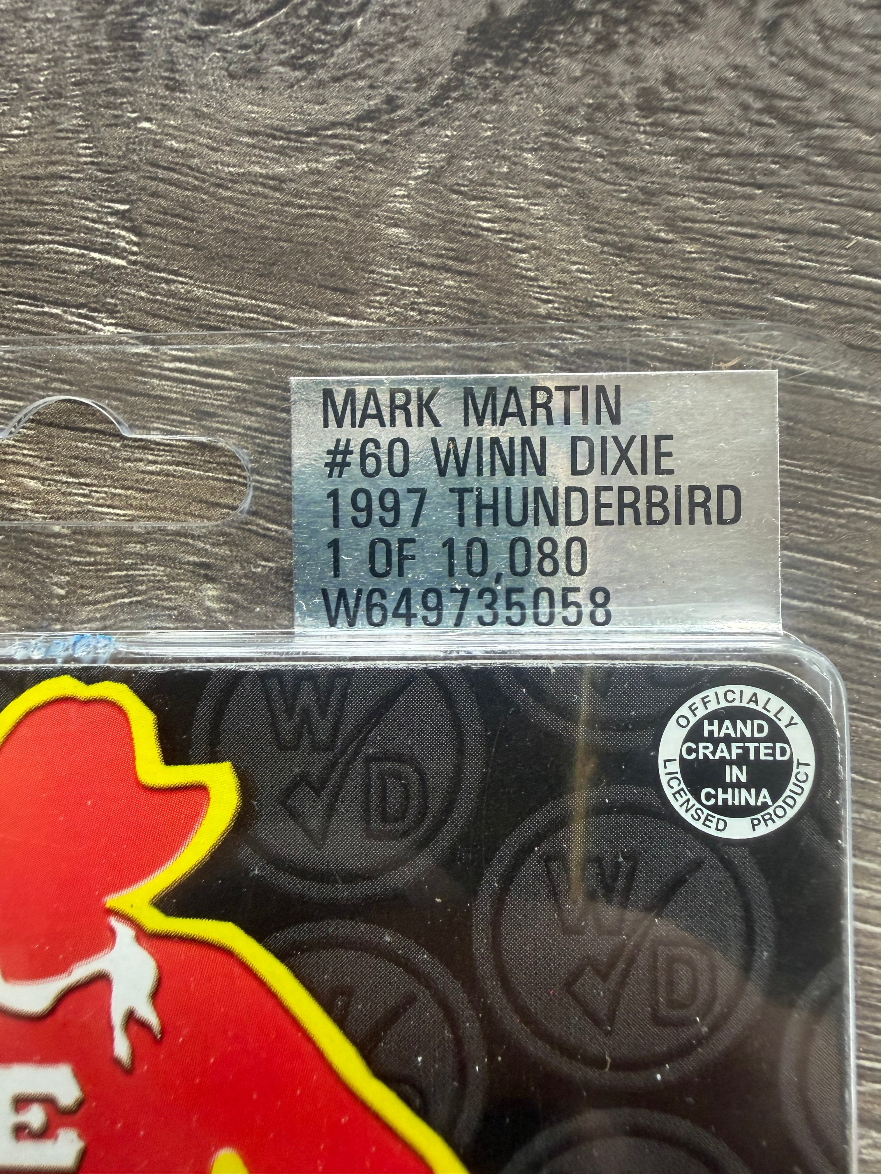 Action Mark Martin #60 Winn-Dixie 1997 Thunderbird 1:64 NASCAR Die-Cast