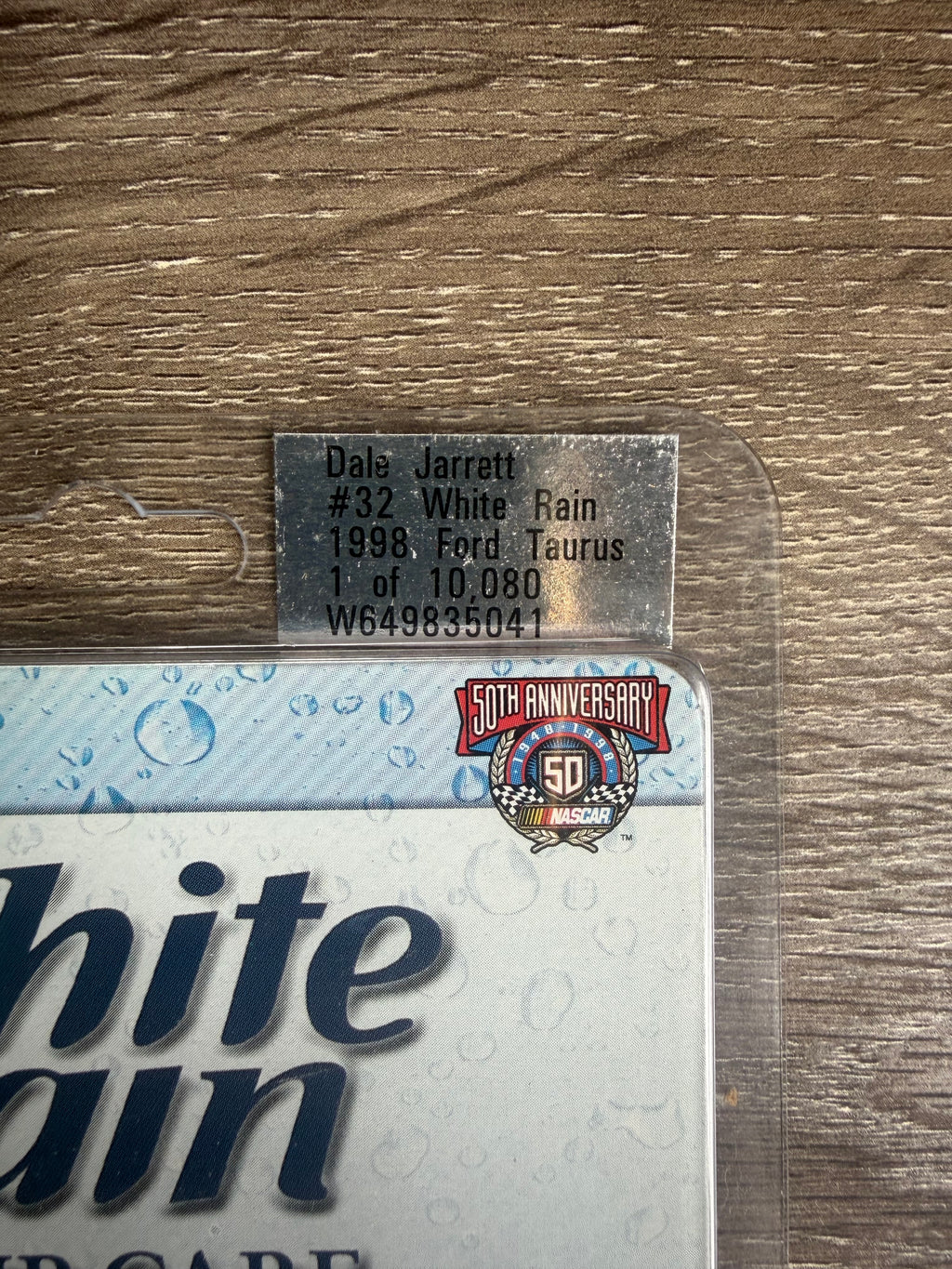 Dale Jarrett #32 White Rain 1998 Ford Taurus NASCAR Action 1:64 Die-Cast — Limited Edition 1 of 10,080