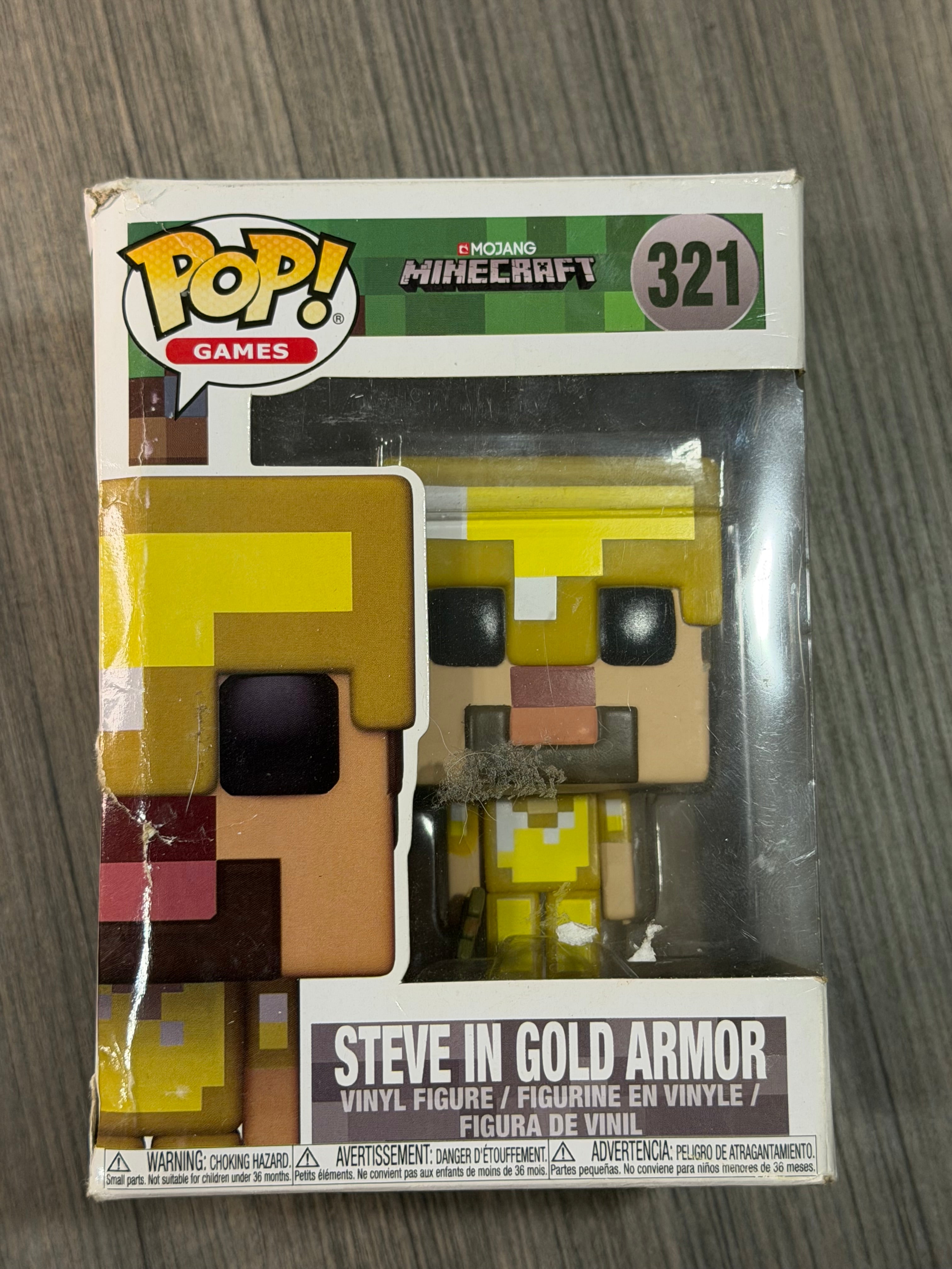 Steve in Gold Armor #321 Funko Pop!