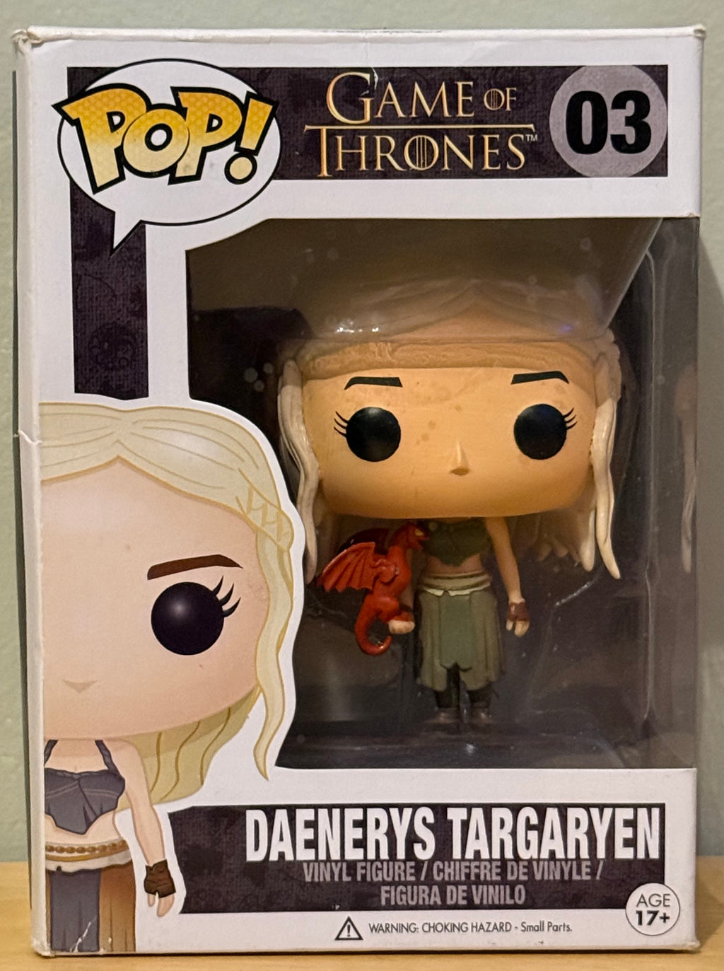 Funko Pop! Game of Thrones Daenerys Targaryen #03 Vinyl Figure *Some box Damage*