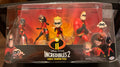 Disney Pixar Incredibles 2 Family Figurine Pack by Jakks Pacific