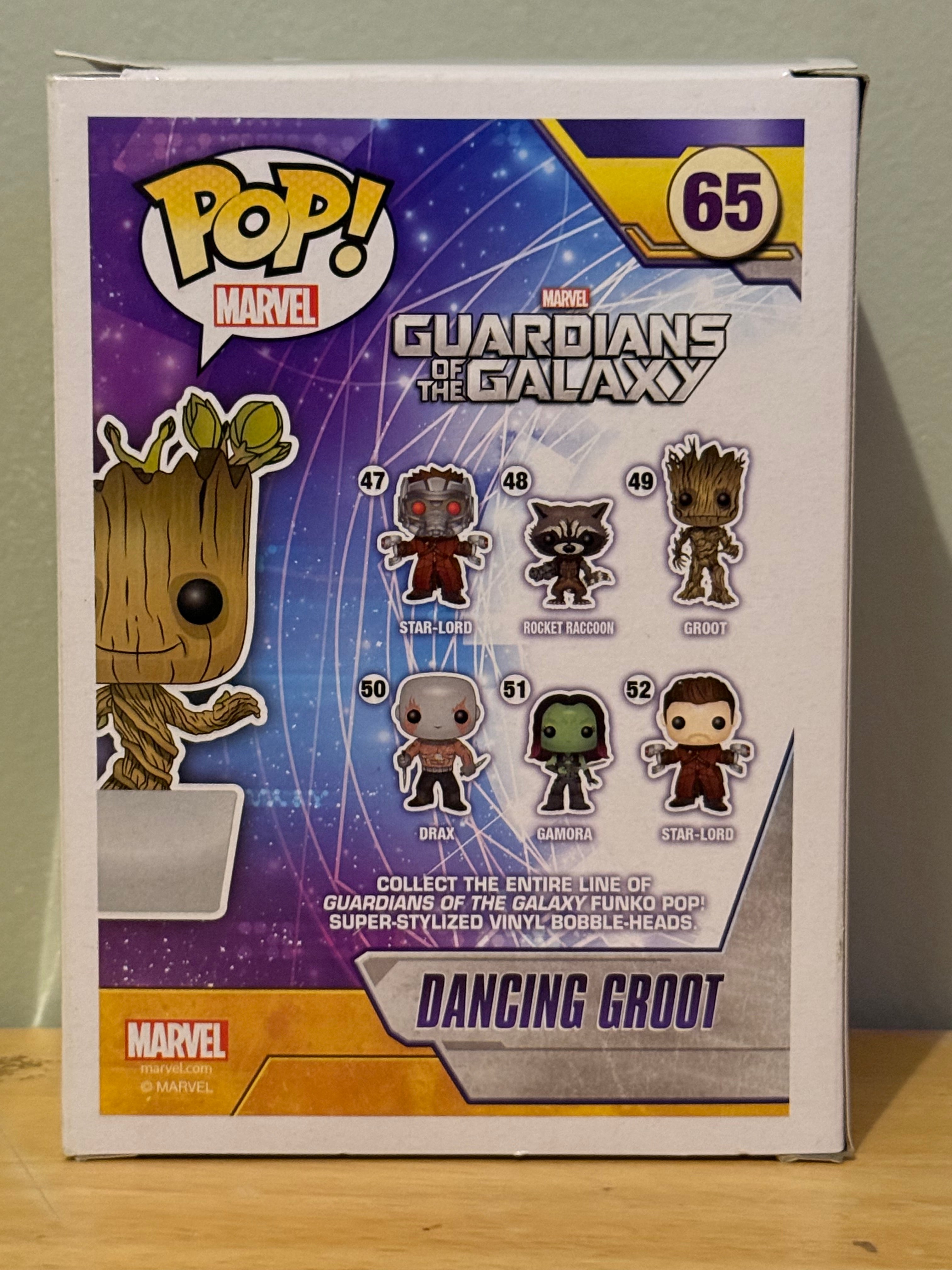 Funko Pop! Marvel Guardians of the Galaxy Dancing Groot #65 Vinyl Bobble-Head