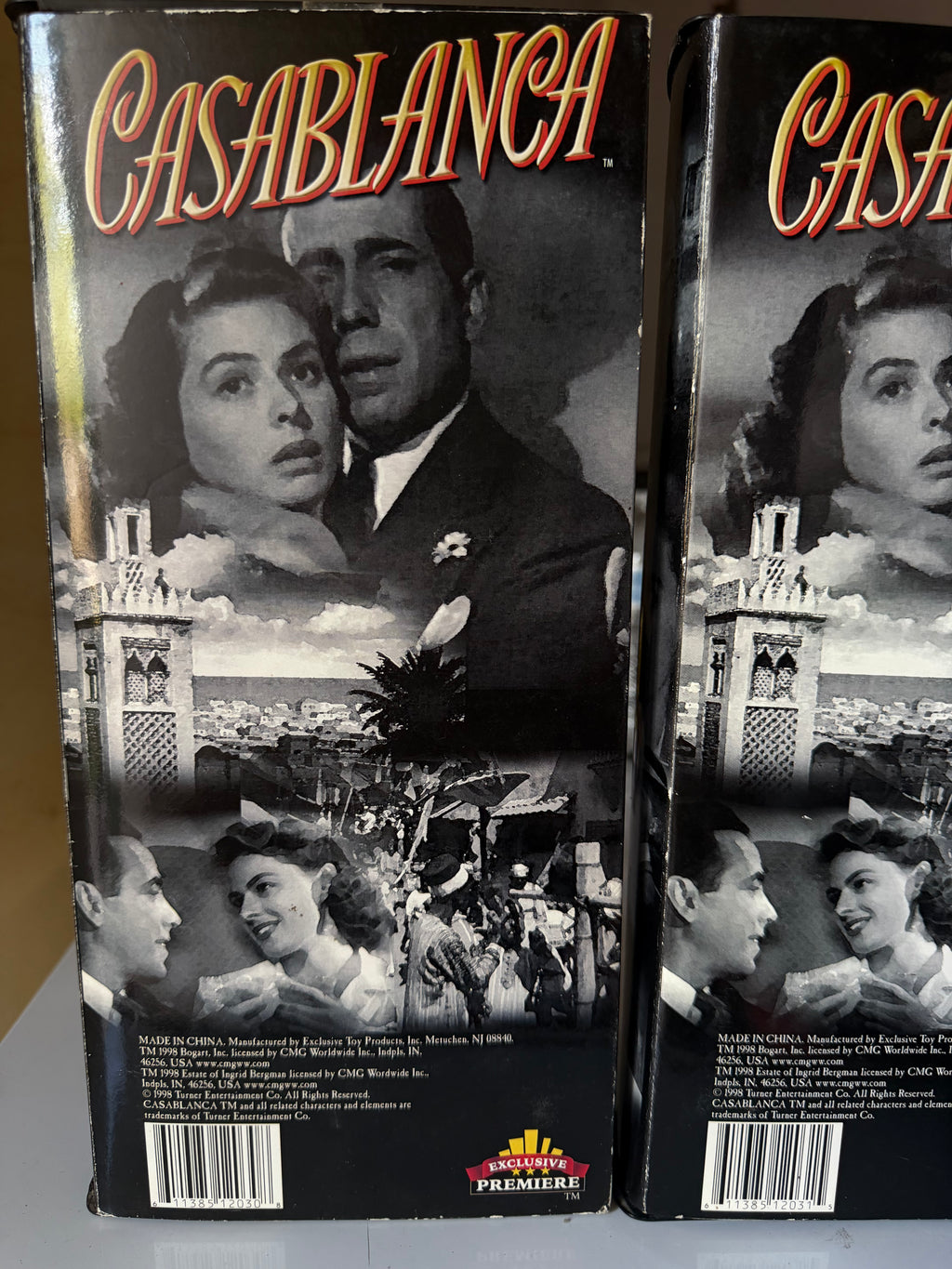 1998 Exclusive Premiere “Hollywood Icon” Limited Edition Collector’s Series Casablanca figures