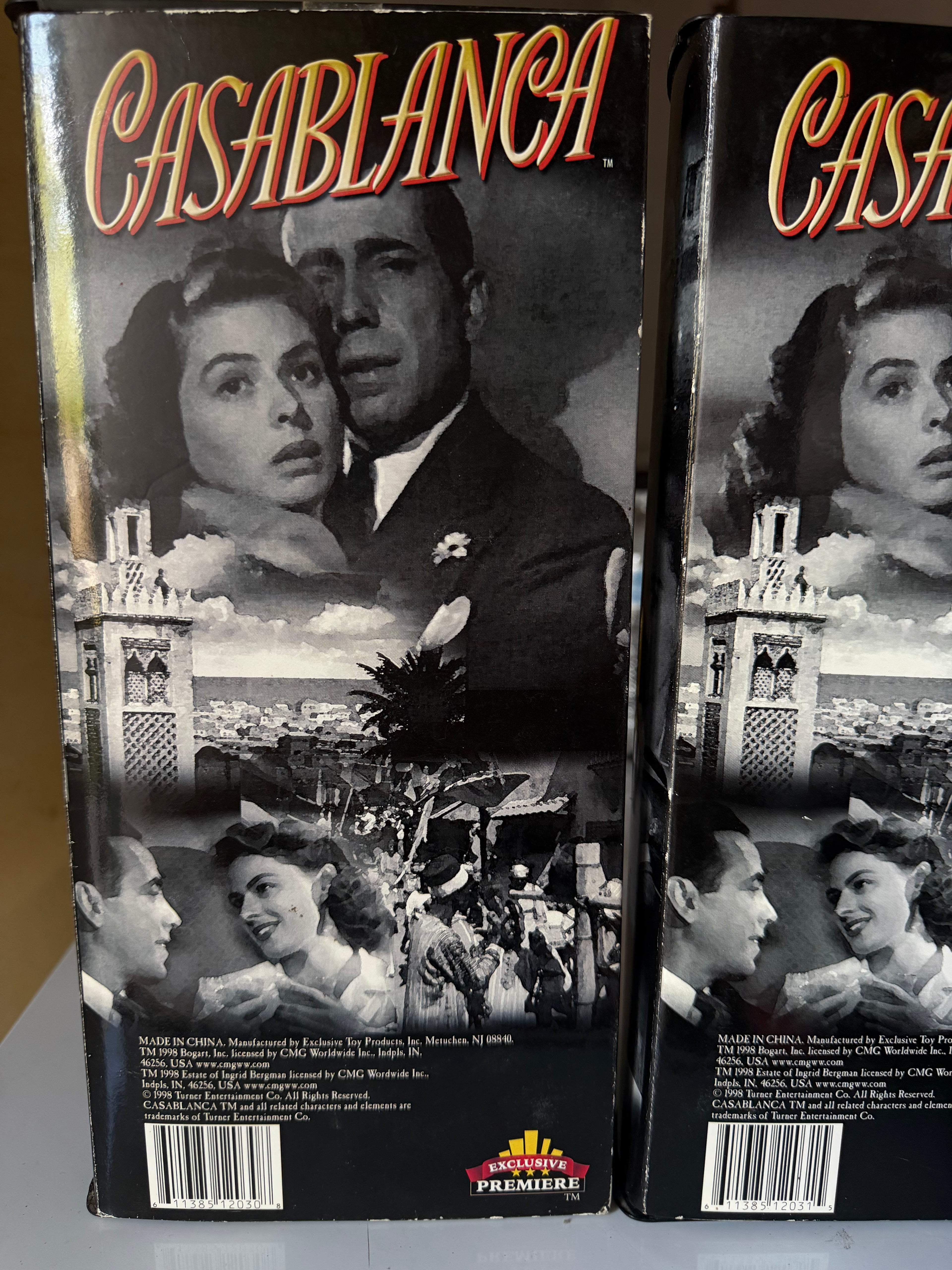 1998 Exclusive Premiere “Hollywood Icon” Limited Edition Collector’s Series Casablanca figures