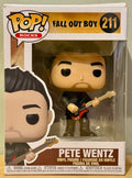 Funko Pop! Rocks Fall Out Boy Pete Wentz #211 Vinyl Figure *Heavy Tear in Top*