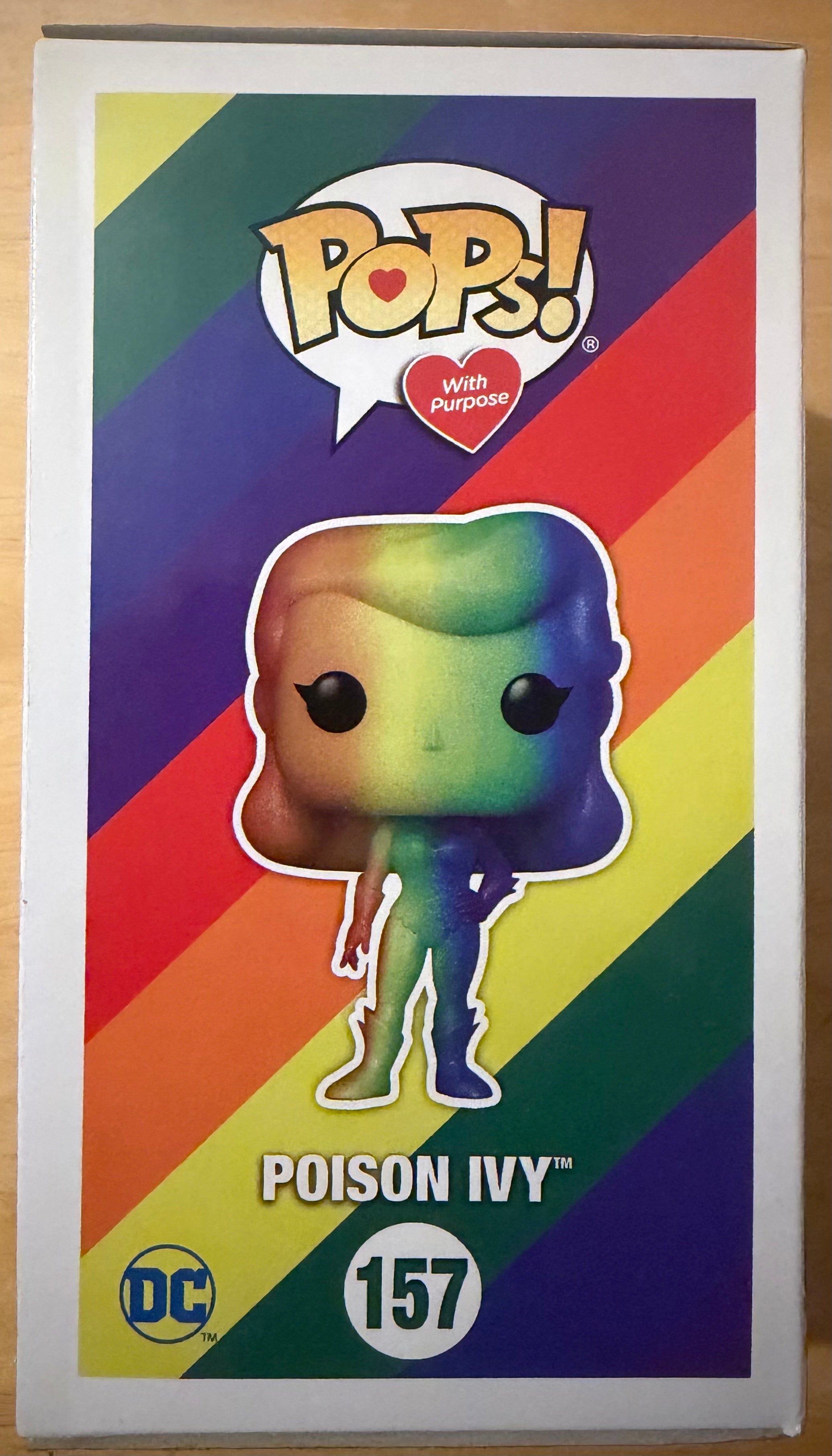 Funko Pop! Pride Poison Ivy #157 Pops! With Purpose Vinyl Figure