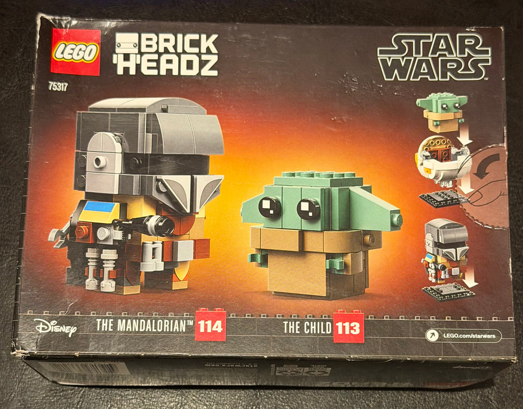 LEGO BrickHeadz Star Wars The Mandalorian & The Child 75317 Building Set