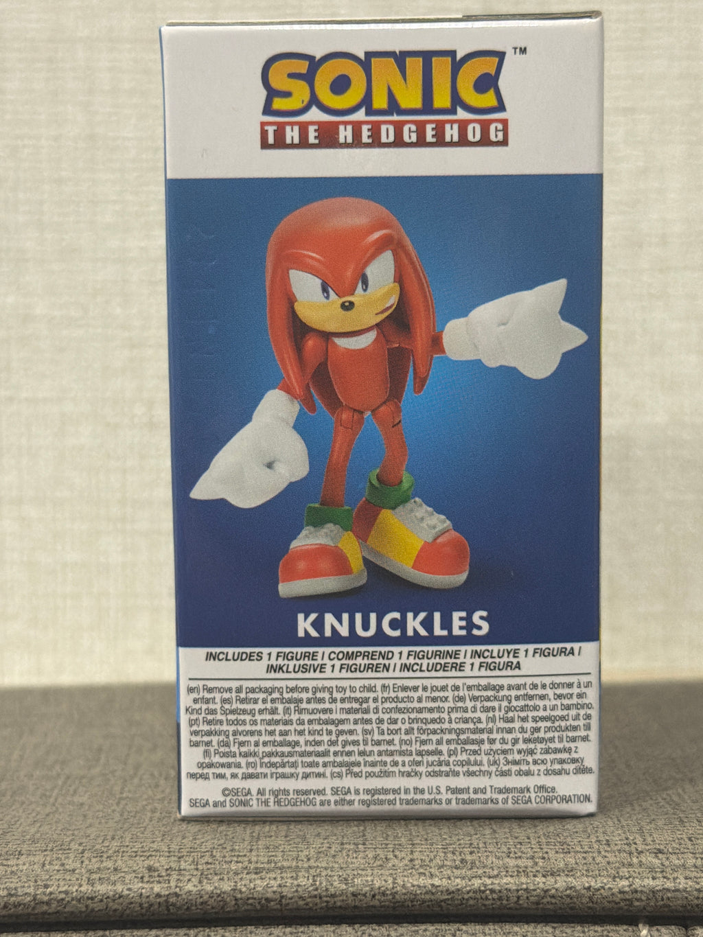 Sonic the Hedgehog Knuckles mini figure