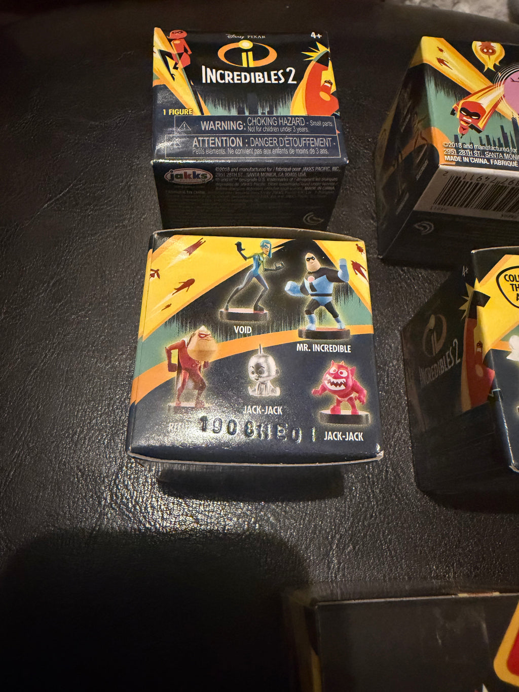 Disney Pixar Incredibles 2 Jakks Pacific Mini Supers / Mystery Figure blind boxes *Series Two* Sealed Never Opened * Lot of 5*
