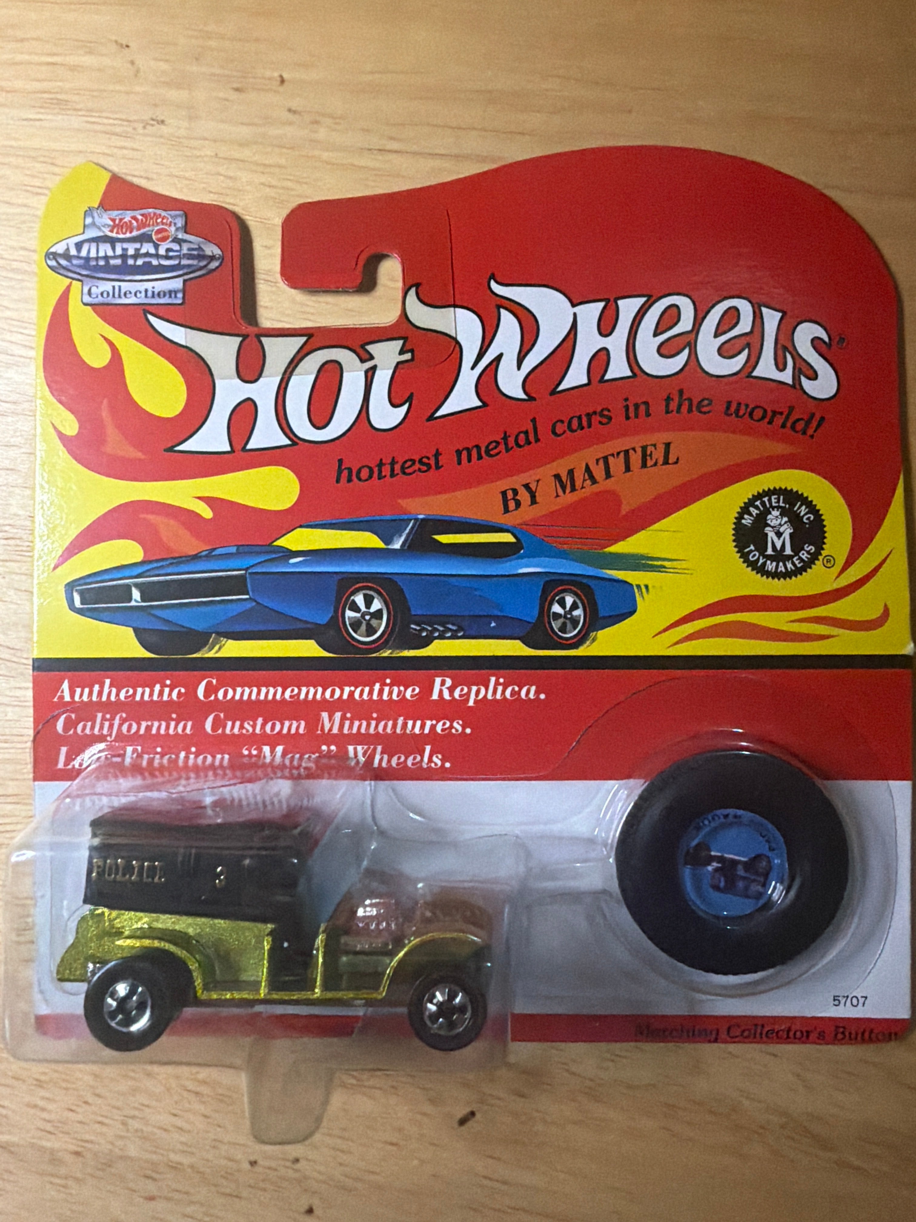 Hot Wheels Vintage Collection “Paddy Wagon (Police)” #5707 MINT CONDITION