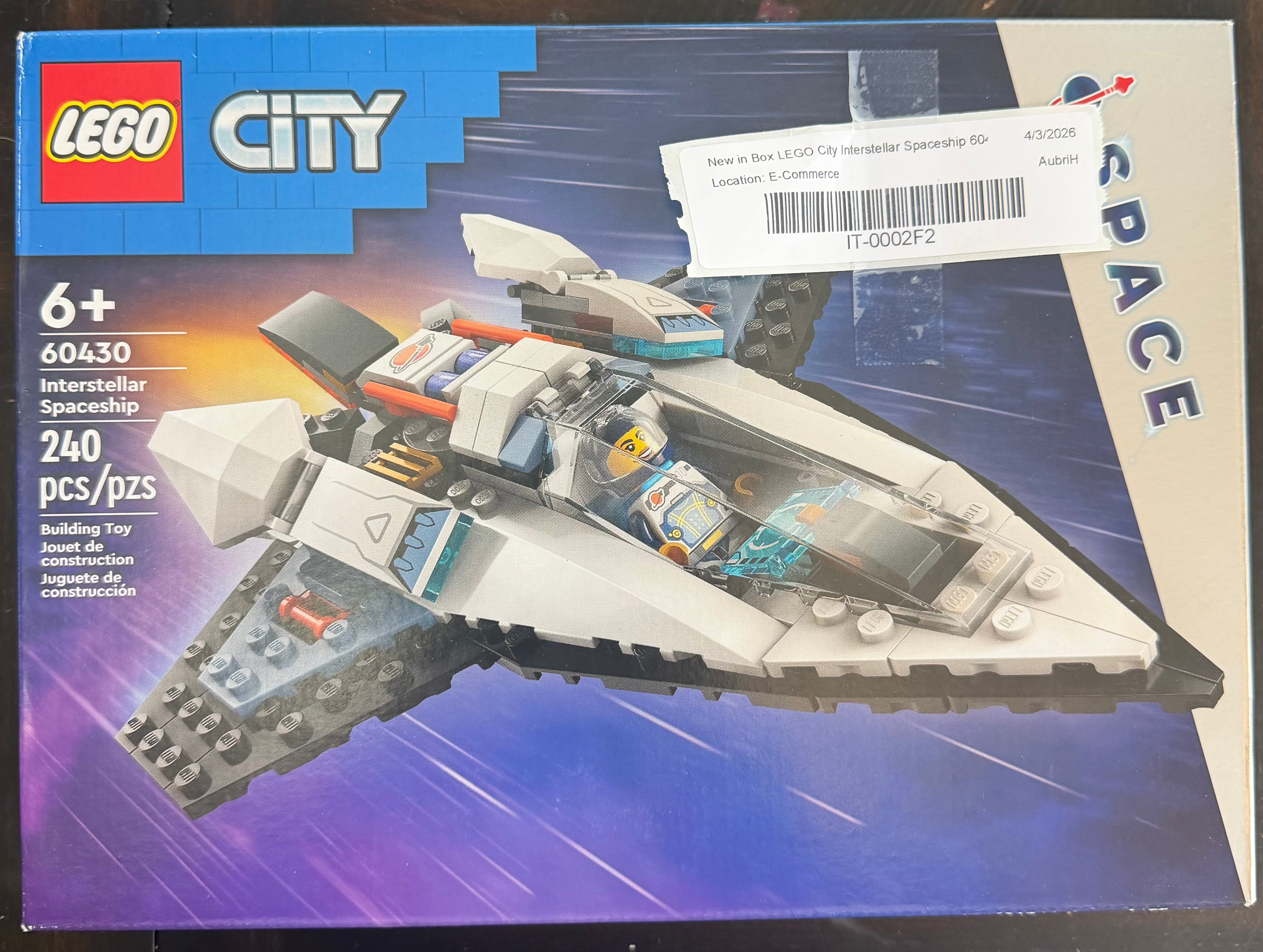 LEGO City 60430 Interstellar Spaceship — 240 Pieces