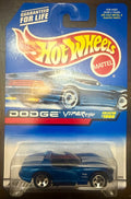 1999 Hot Wheels Dodge Viper RT/10 Blue Collector #1006