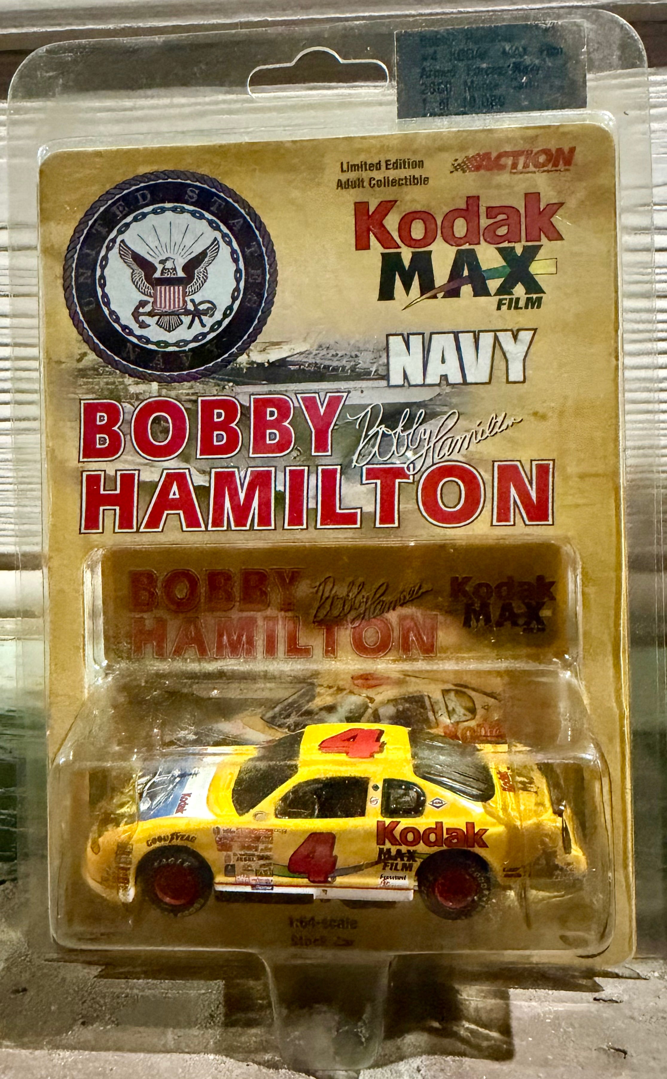 2000 Action Bobby Hamilton #4 Kodak MAX Film Armed Forces/Navy Monte Carlo 1:64 Die-Cast